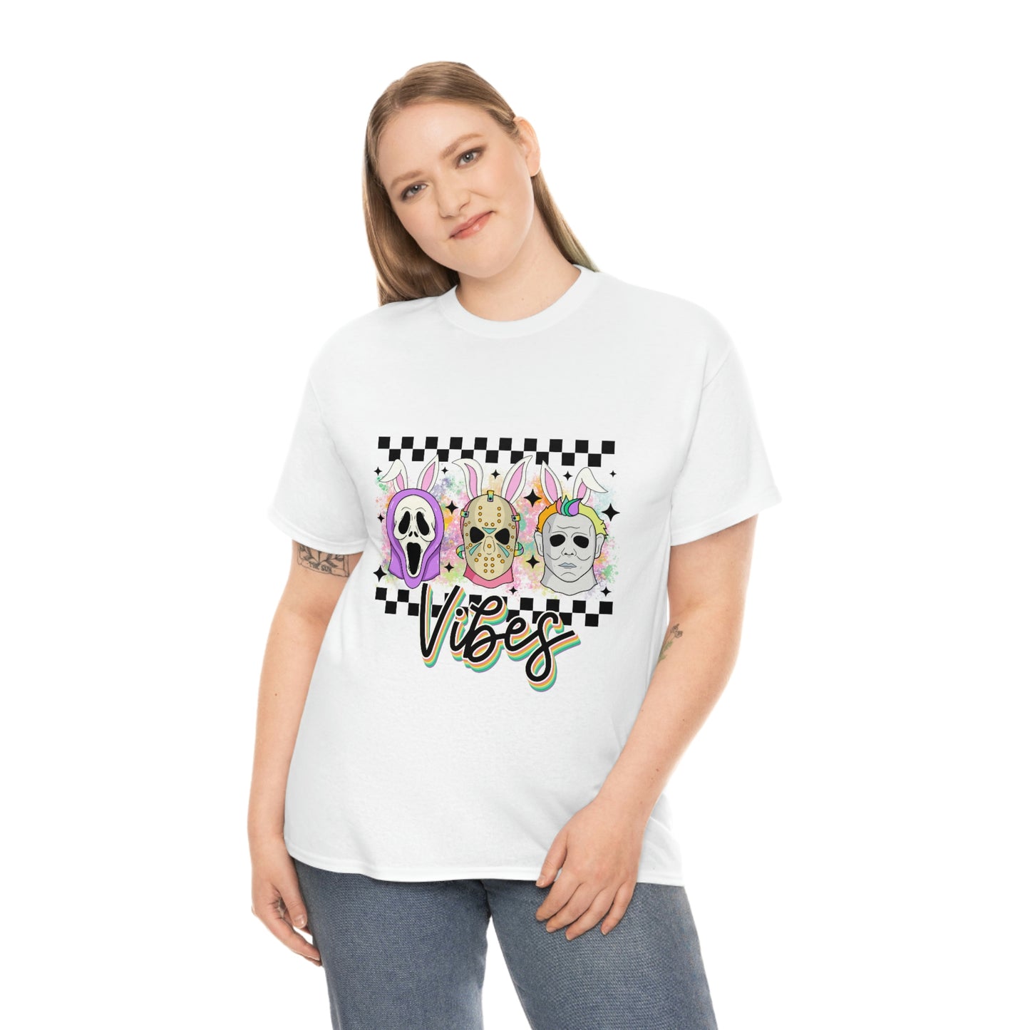Horror Easter Vibes Unisex Heavy Cotton Tee