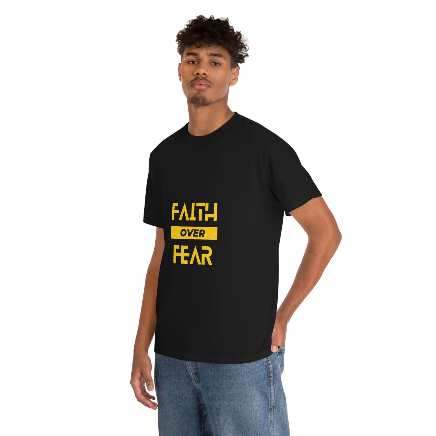 Faith Over Fear Unisex Heavy Cotton Tee