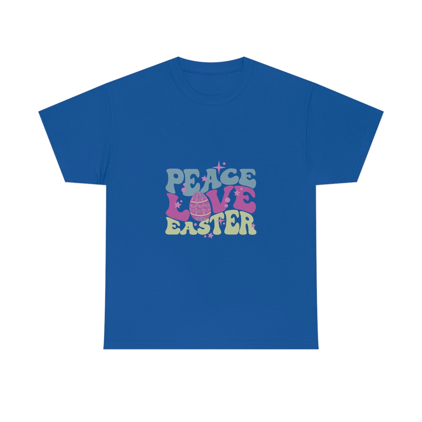 Peace Love Easter Unisex Heavy Cotton Tee