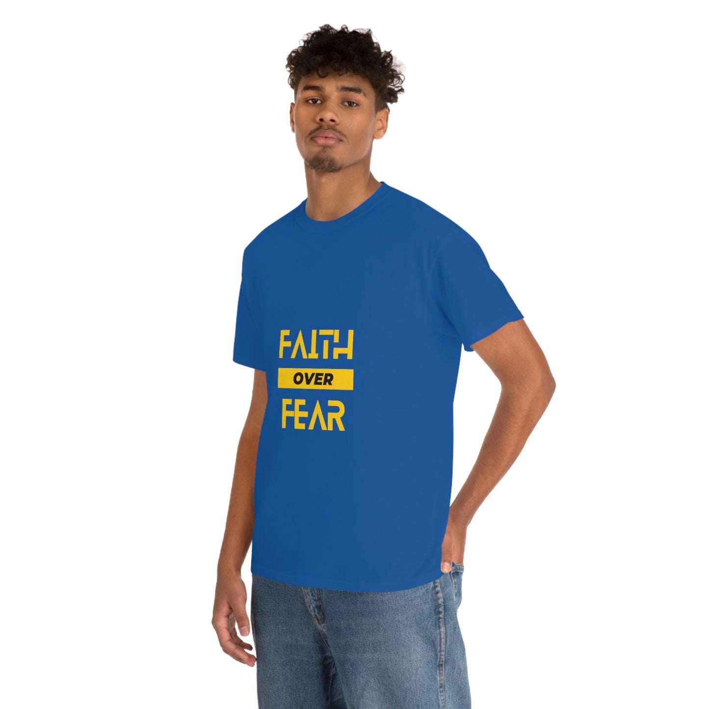 Faith Over Fear Unisex Heavy Cotton Tee