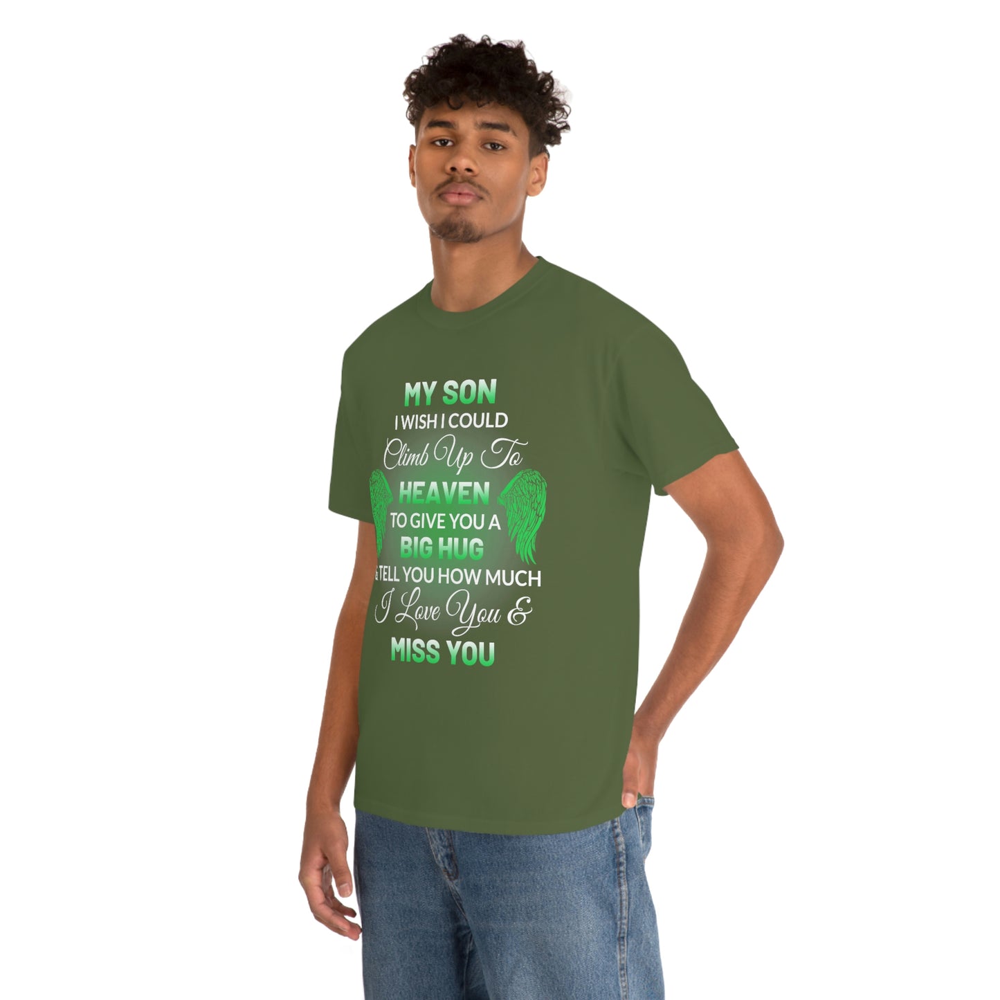 My Son I Miss You Unisex Heavy Cotton Tee