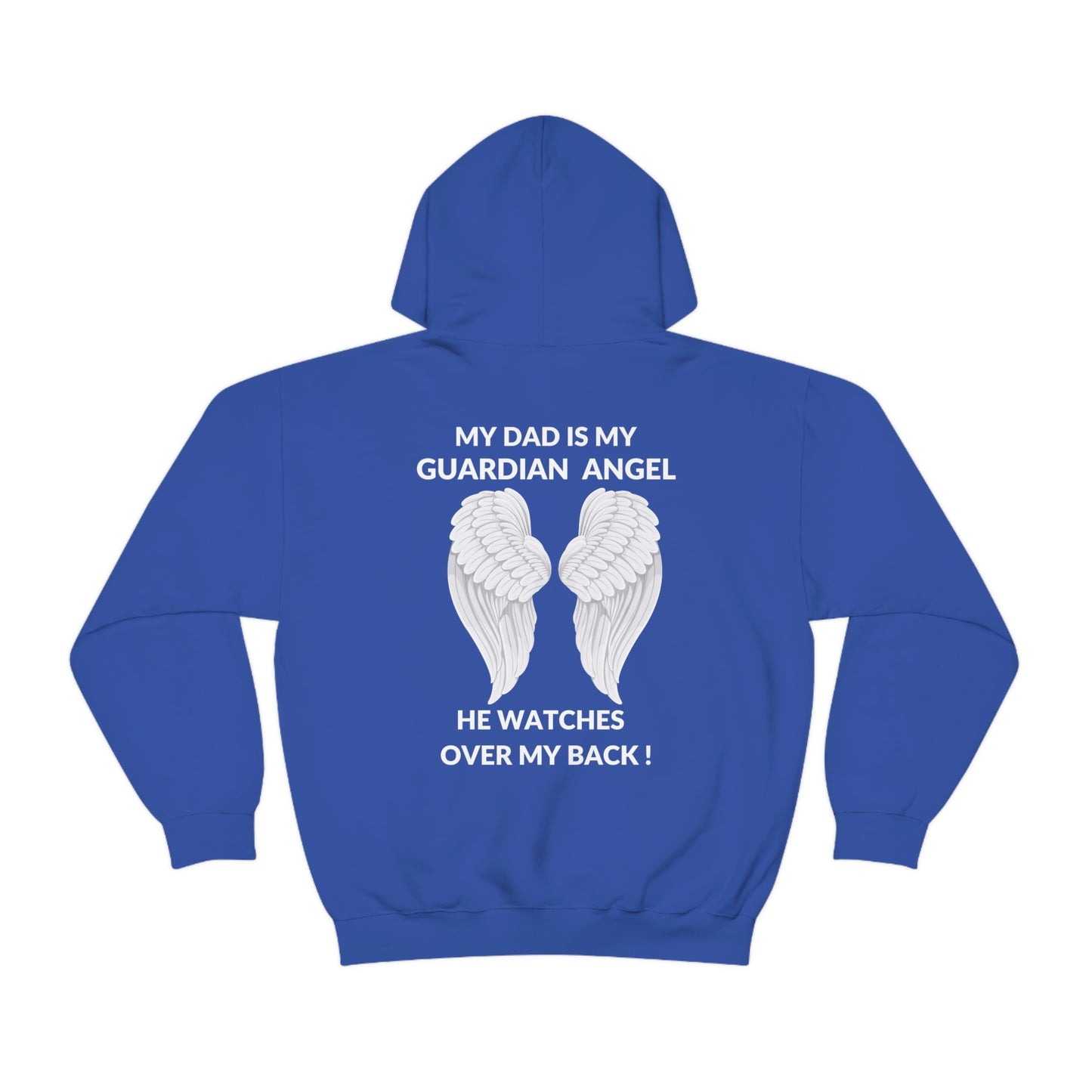 My Dad Is My Guardian Angel Unisex Heavy Blend™ Hooded Sweatshirt