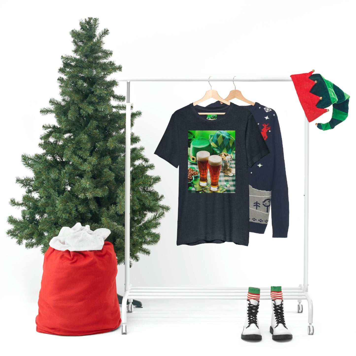 St Patrick's Black Unisex Jersey Short Sleeve Tee