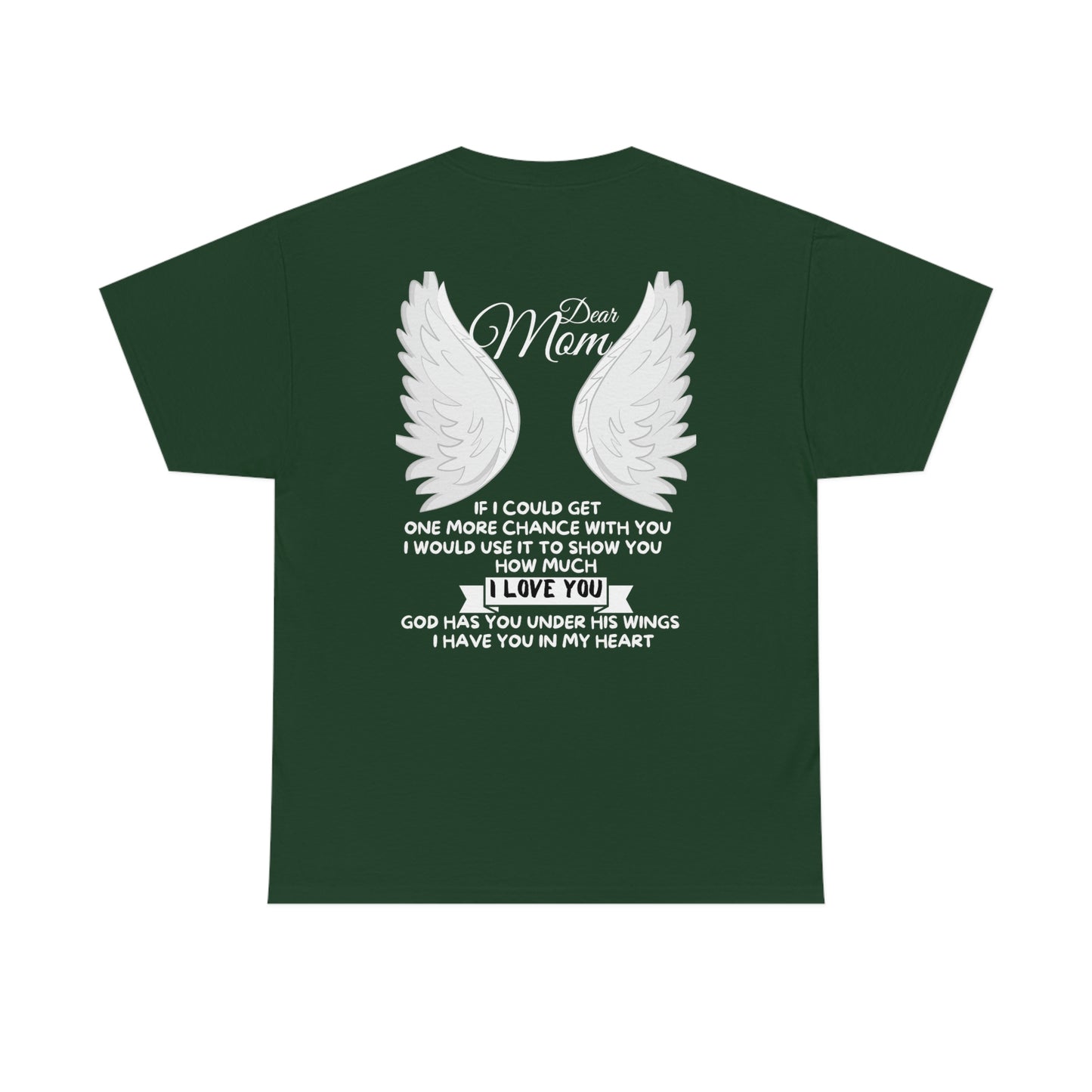 If I Could Get One More Chance With You Back View Unisex Heavy Cotton Tee