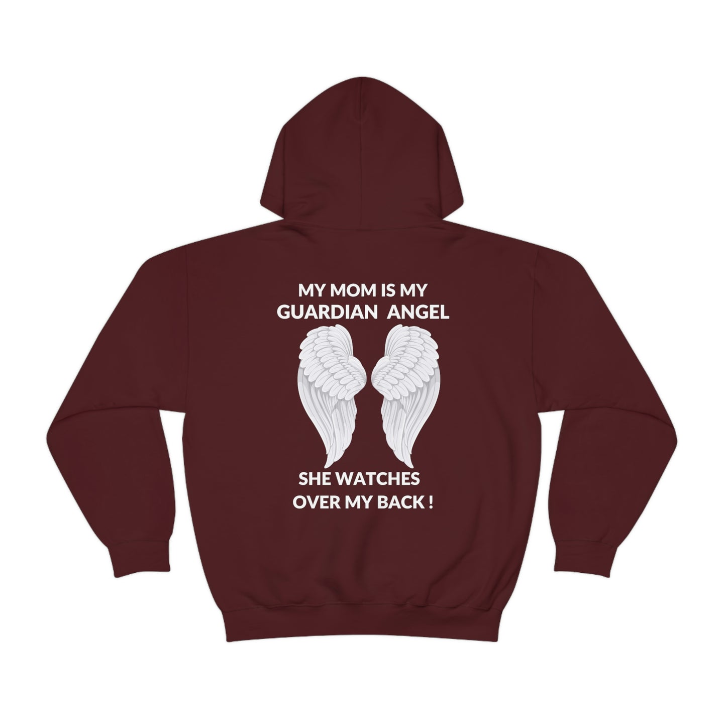 My Mom Is My Guardian Angel Unisex Heavy Blend™ Hooded Sweatshirt