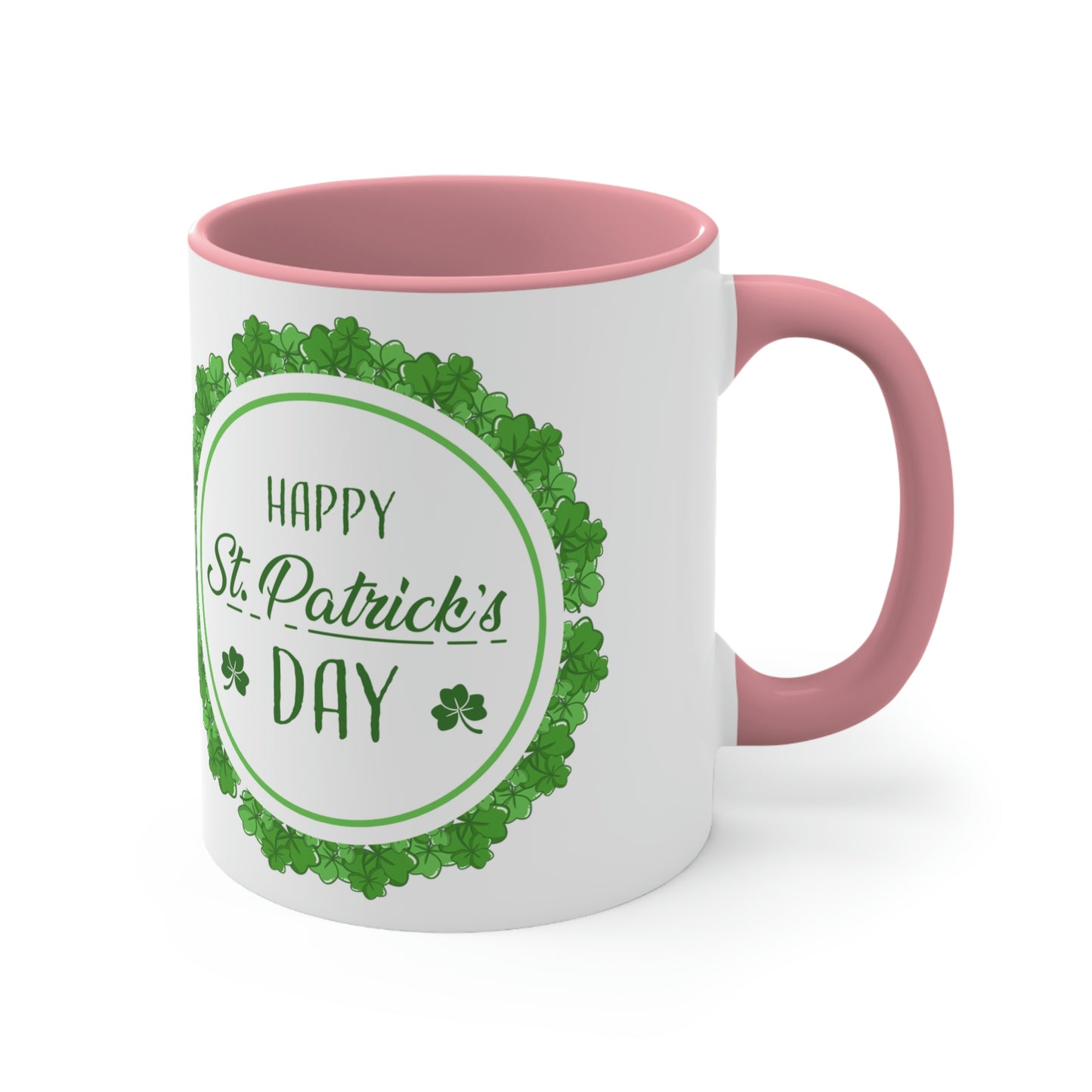 Happy St Patrick's Day Accent Coffee Mug, 11oz