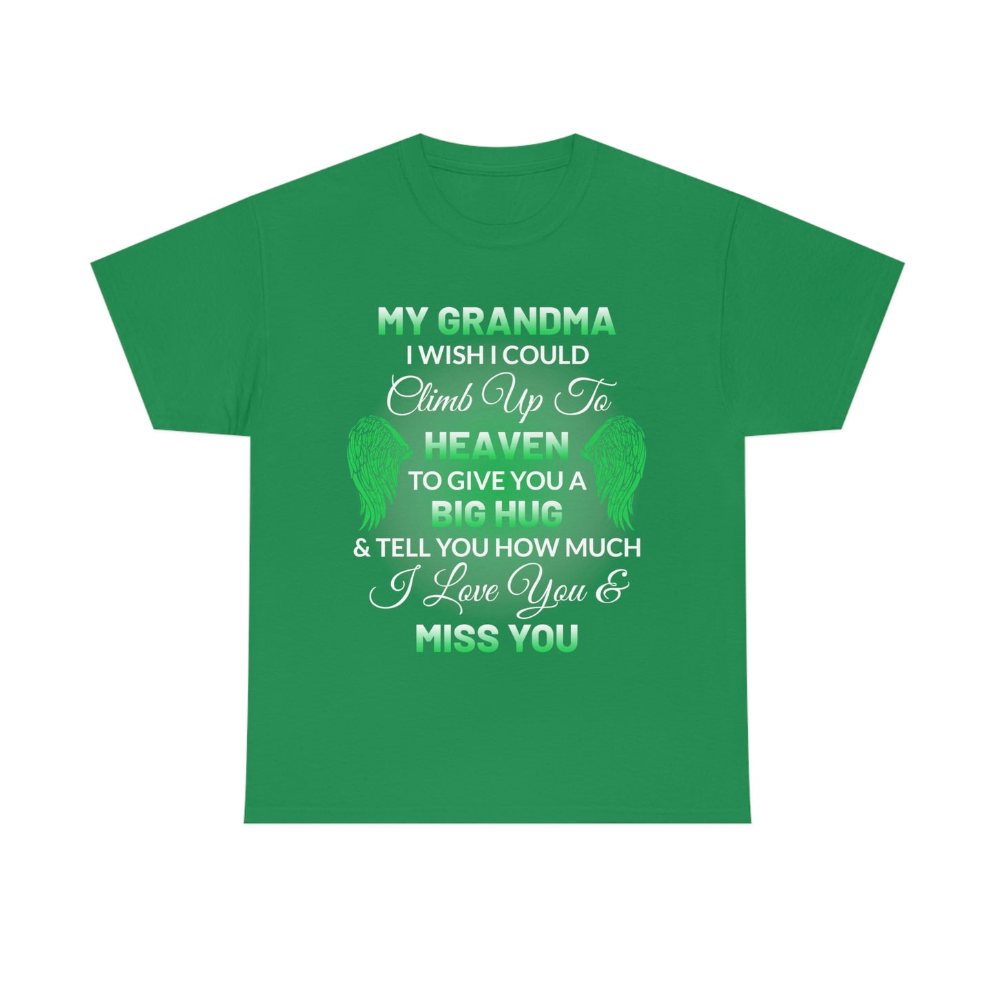 My Grandma I Miss You Unisex Heavy Cotton Tee