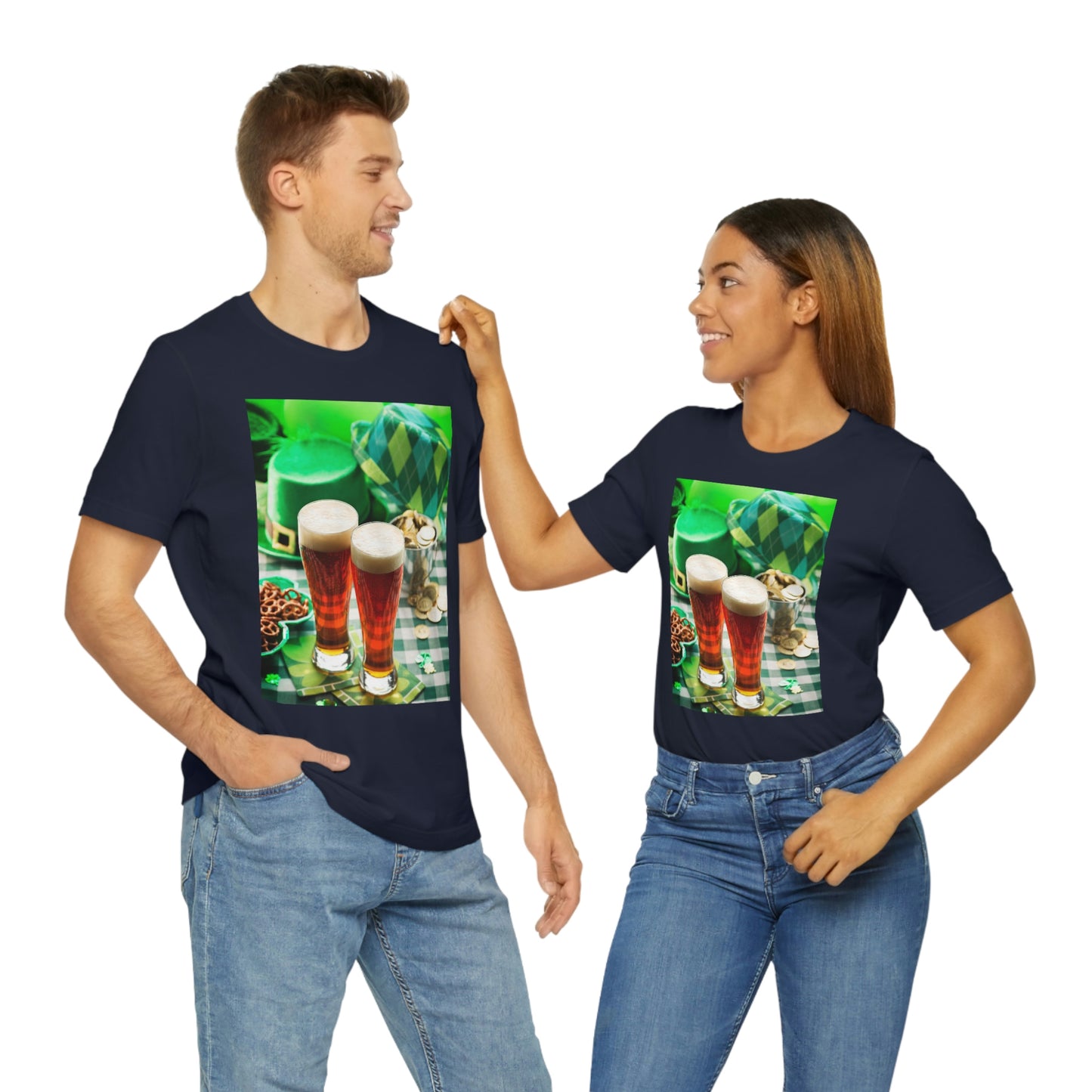 St Patrick's Black Unisex Jersey Short Sleeve Tee