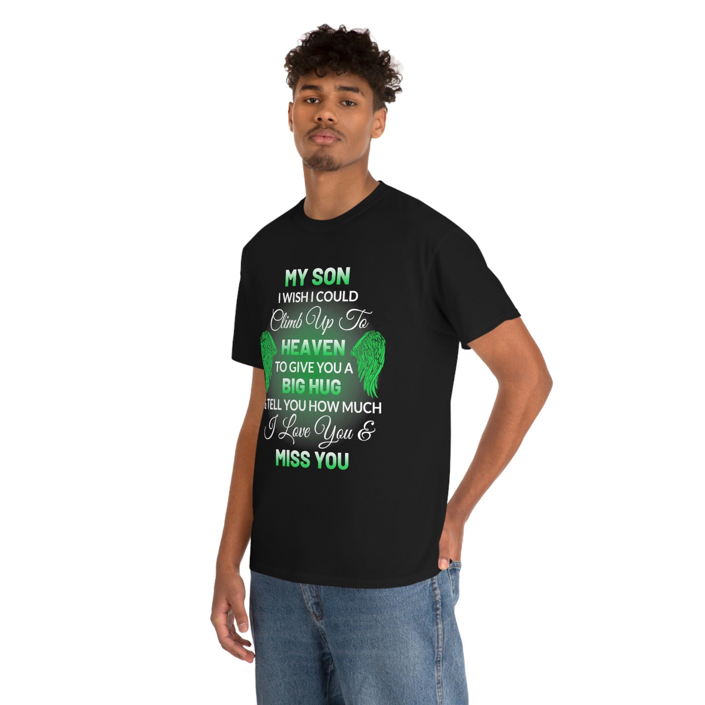 My Son I Miss You Unisex Heavy Cotton Tee