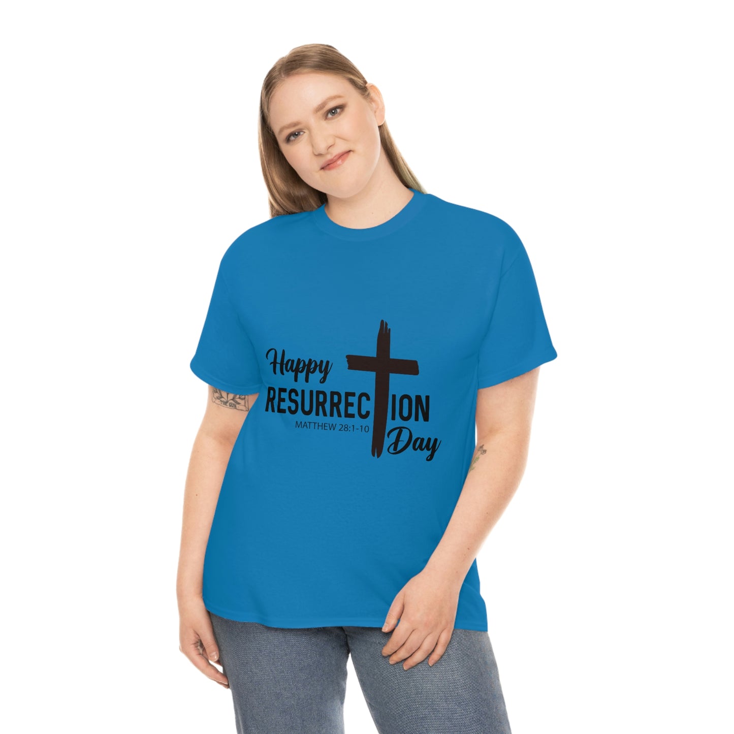 Happy Resurrection Day Unisex Heavy Cotton Tee