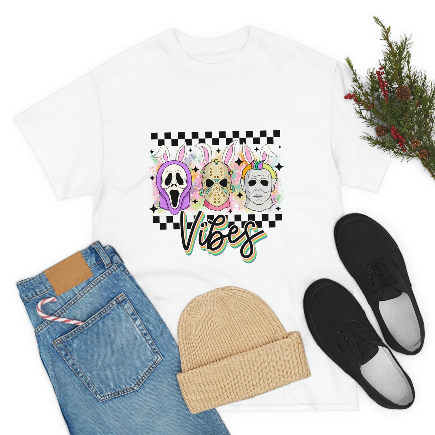 Horror Easter Vibes Unisex Heavy Cotton Tee