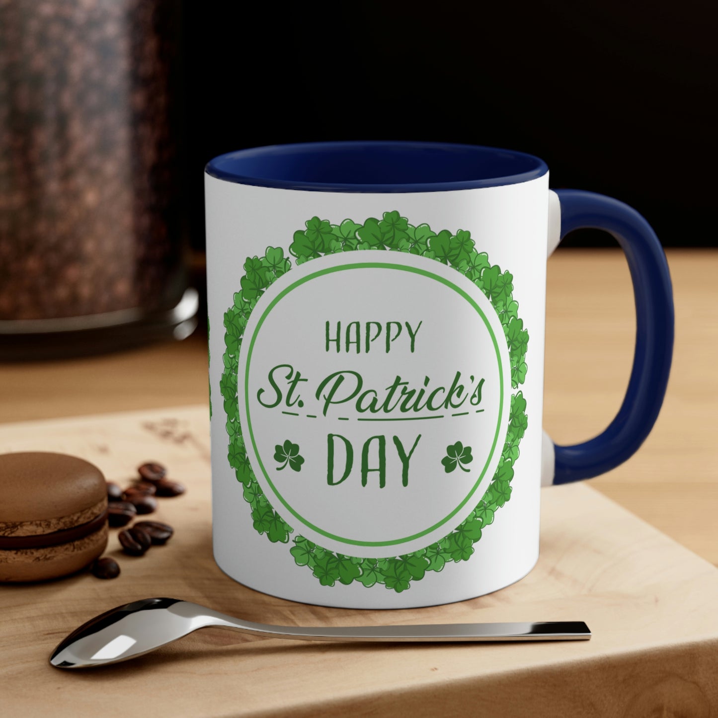 Happy St Patrick's Day Accent Coffee Mug, 11oz