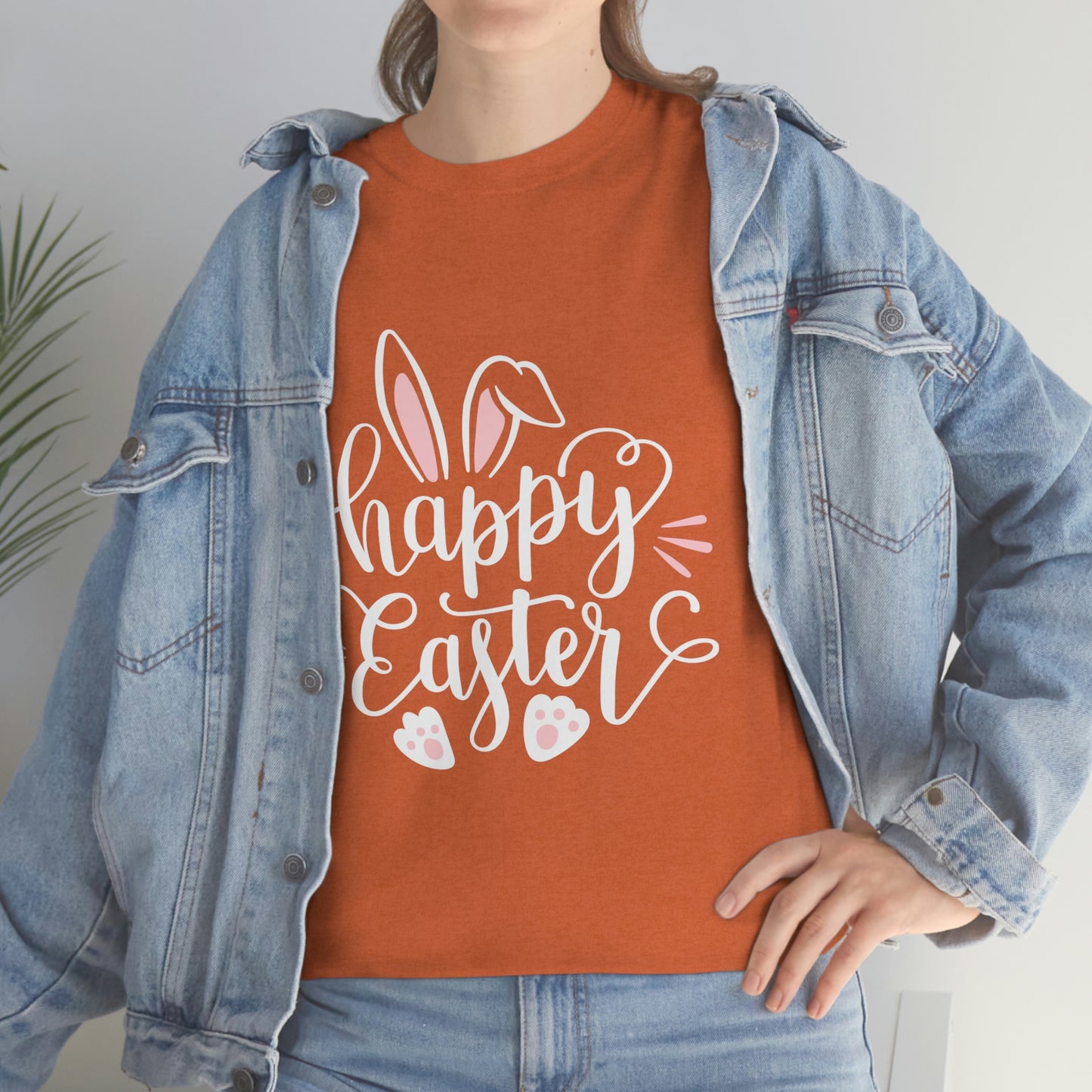 Happy Easter Bunny Unisex Heavy Cotton Tee