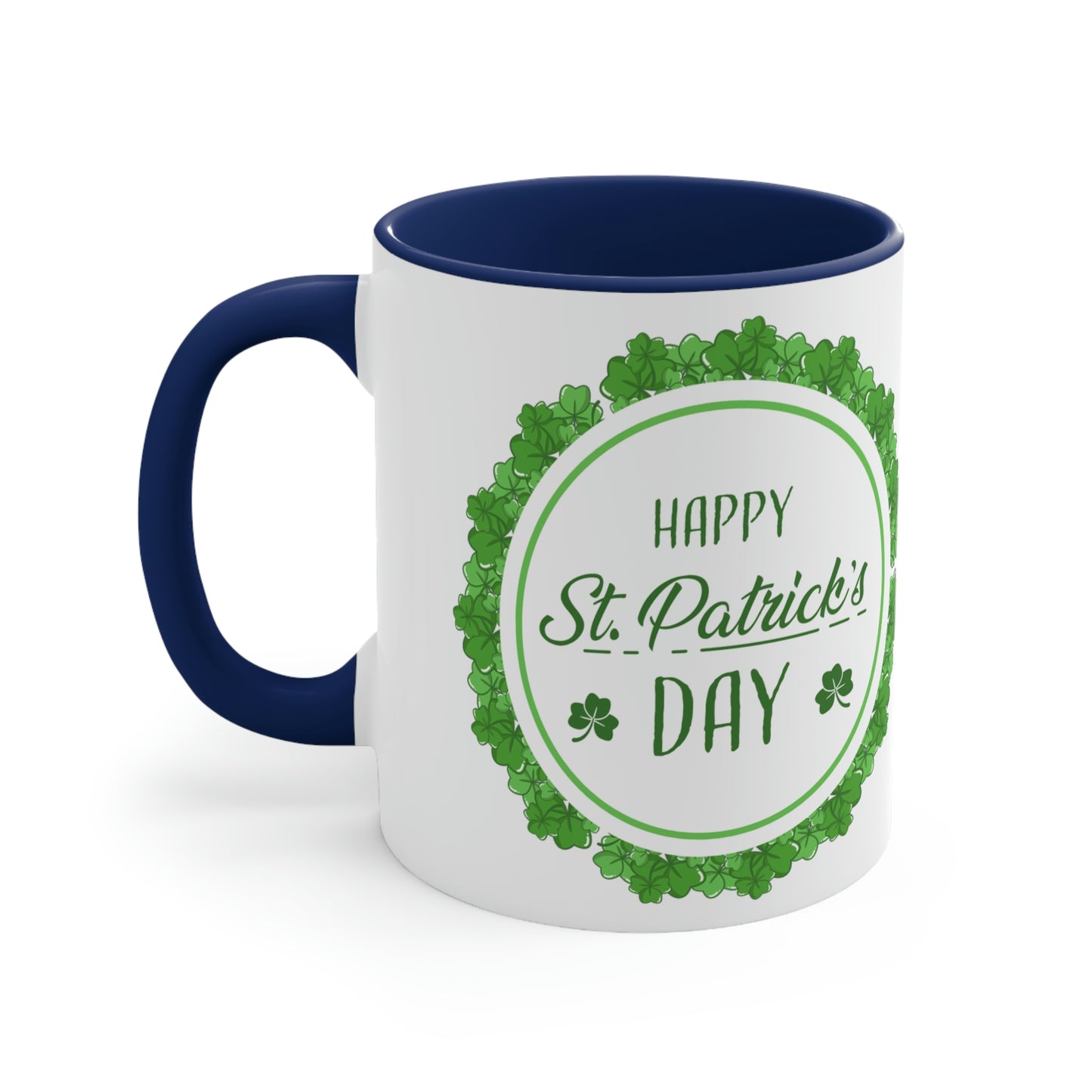 Happy St Patrick's Day Accent Coffee Mug, 11oz