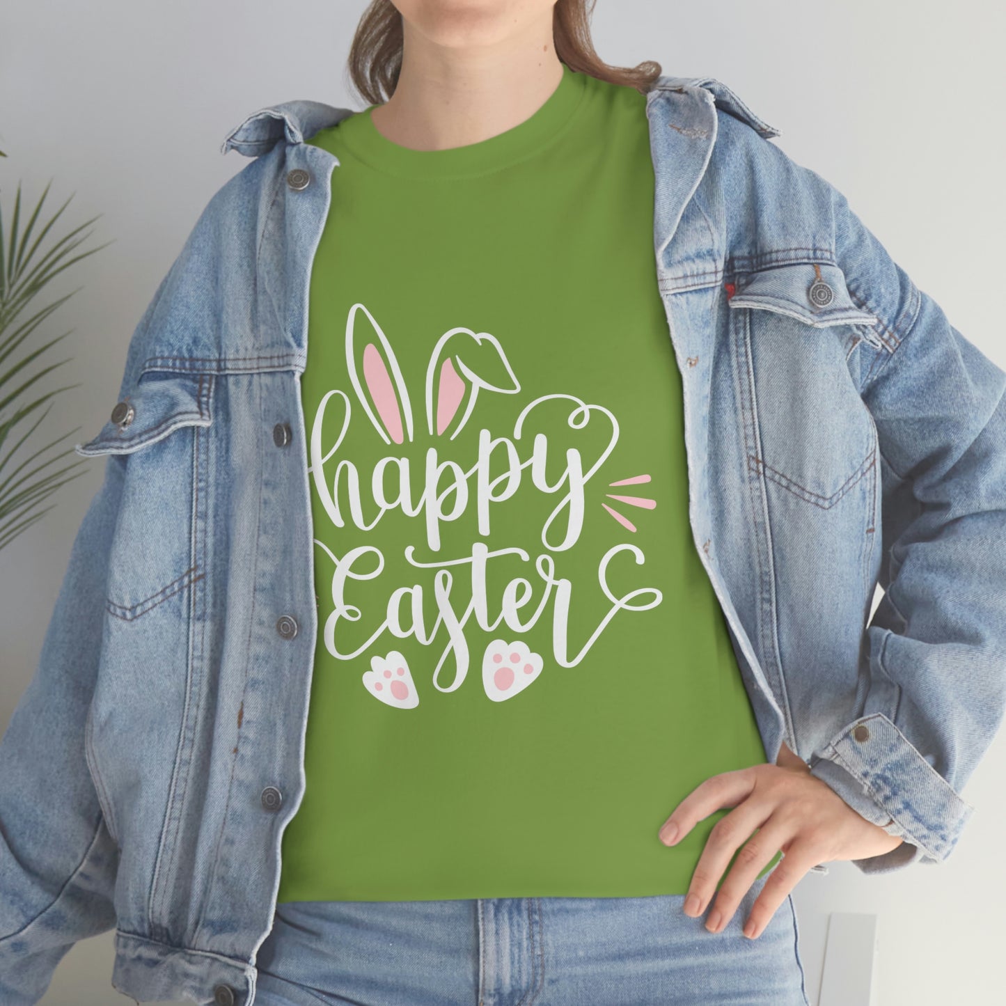 Happy Easter Bunny Unisex Heavy Cotton Tee