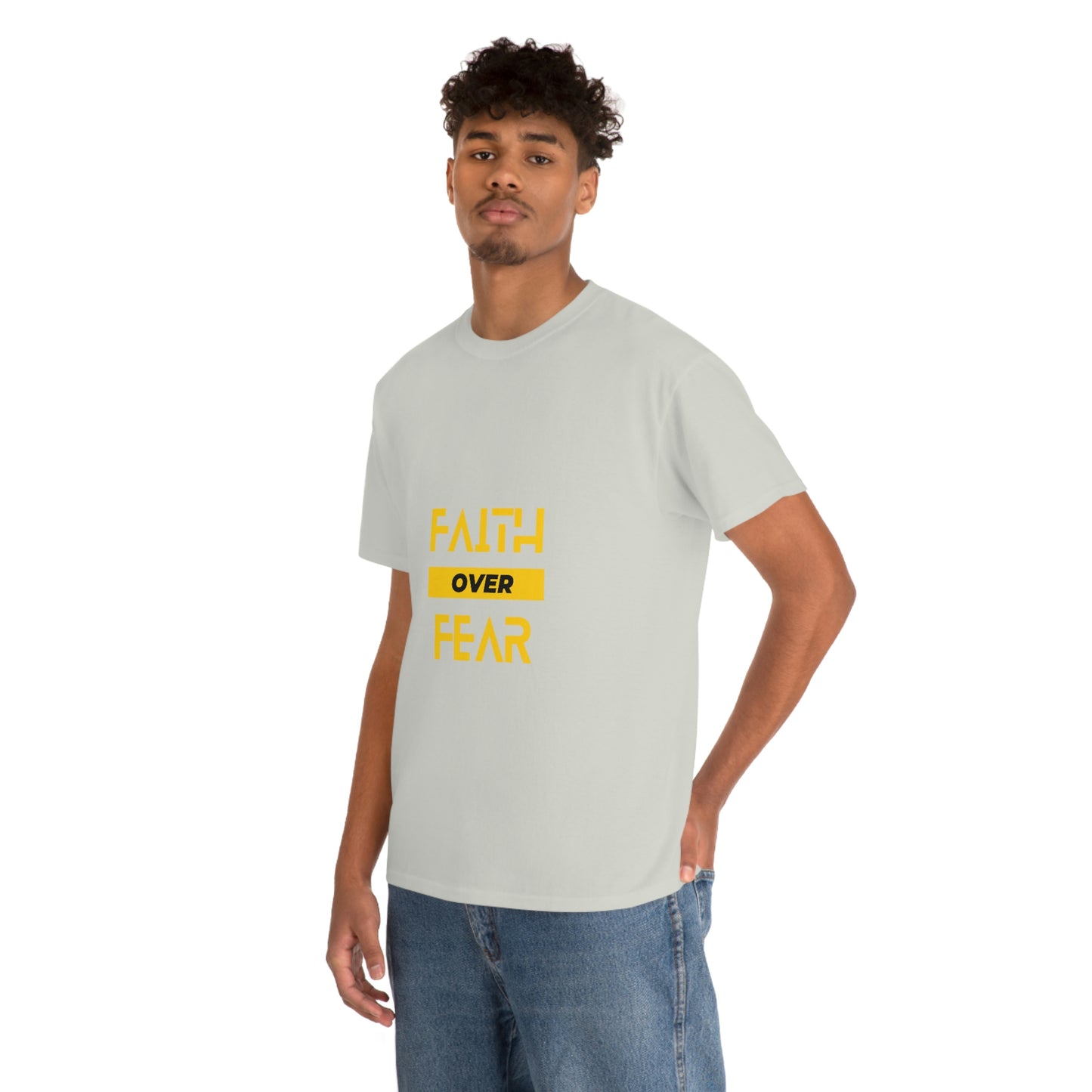 Faith Over Fear Unisex Heavy Cotton Tee