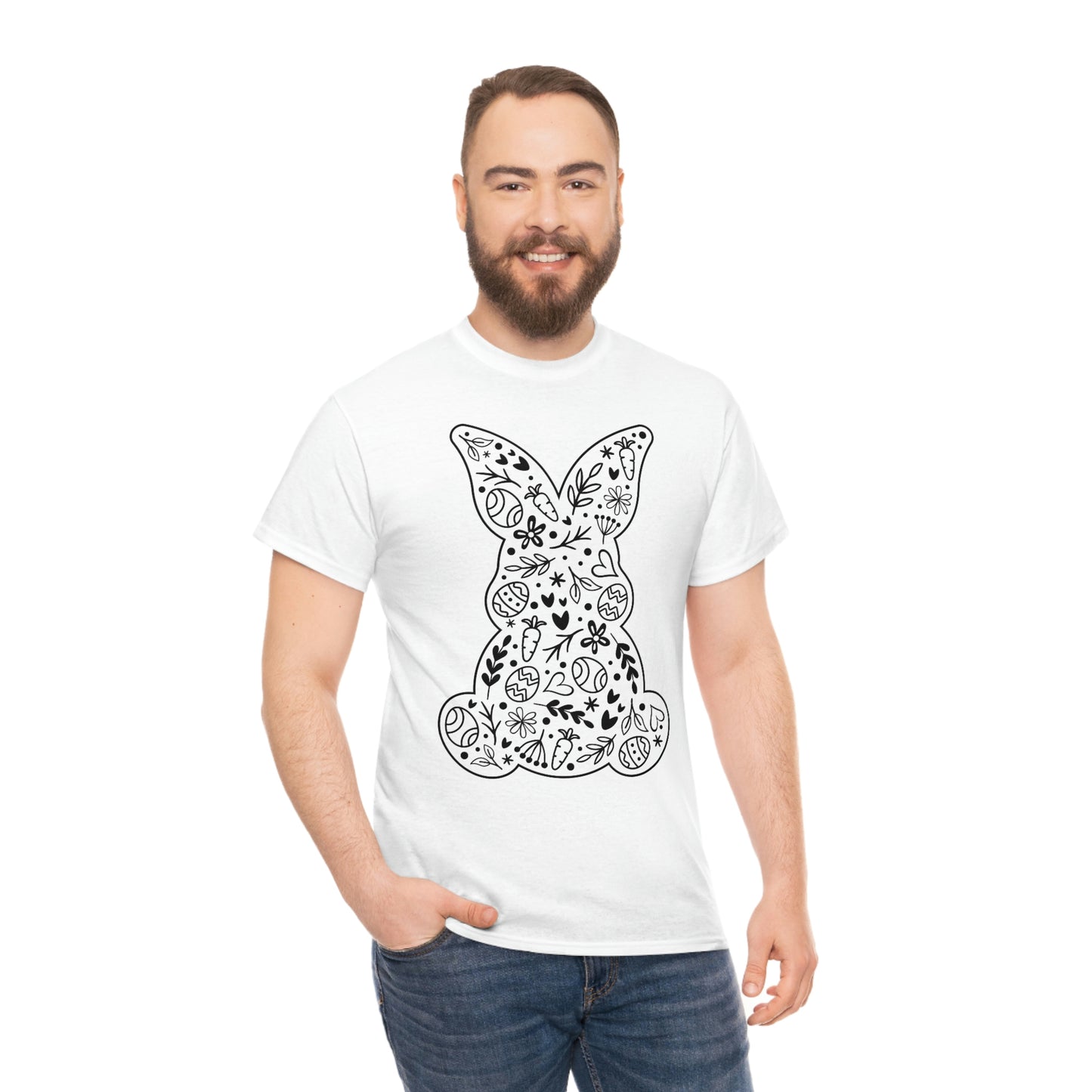 Easter Bunny Unisex Heavy Cotton Tee