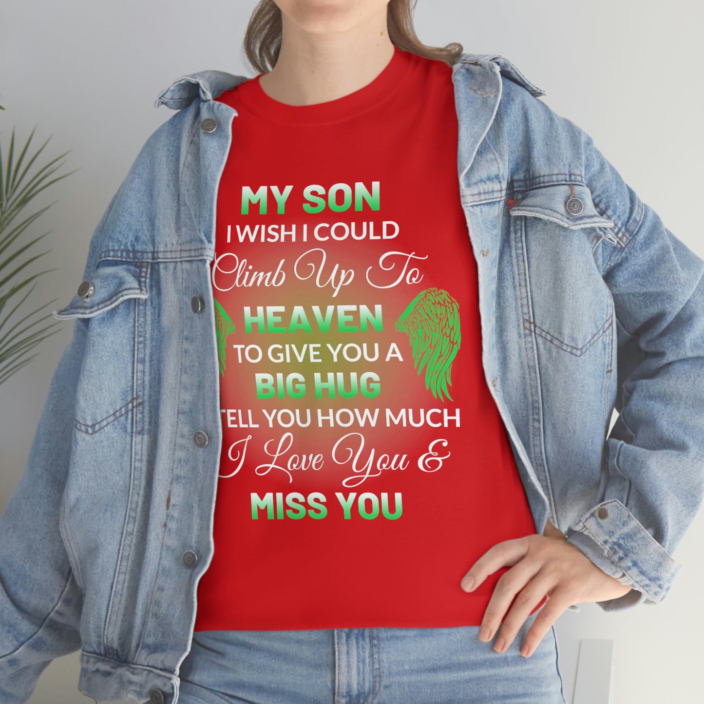 My Son I Miss You Unisex Heavy Cotton Tee