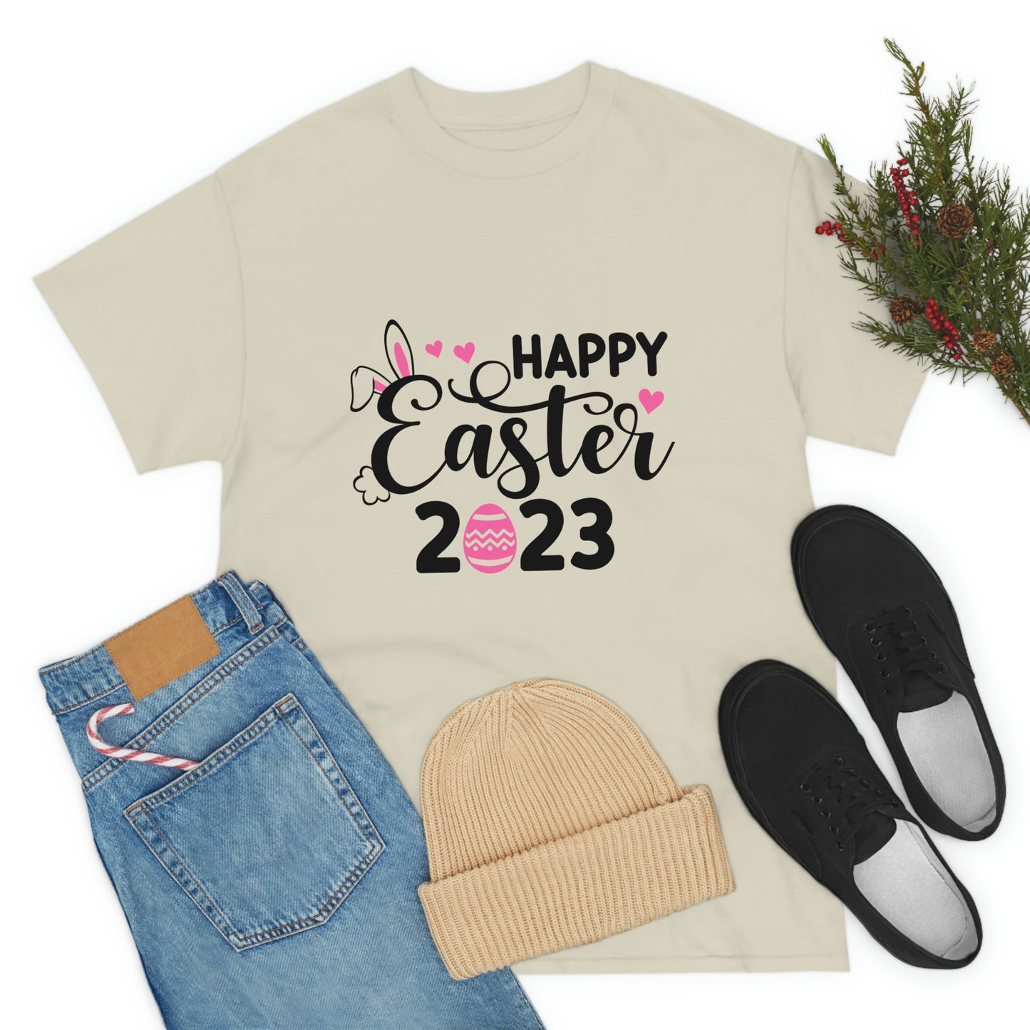 Happy Easter 2023 Unisex Heavy Cotton Tee