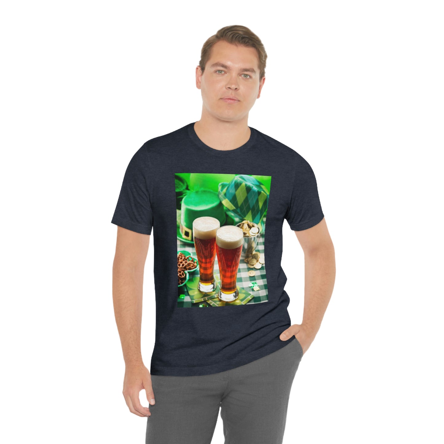 St Patrick's Black Unisex Jersey Short Sleeve Tee