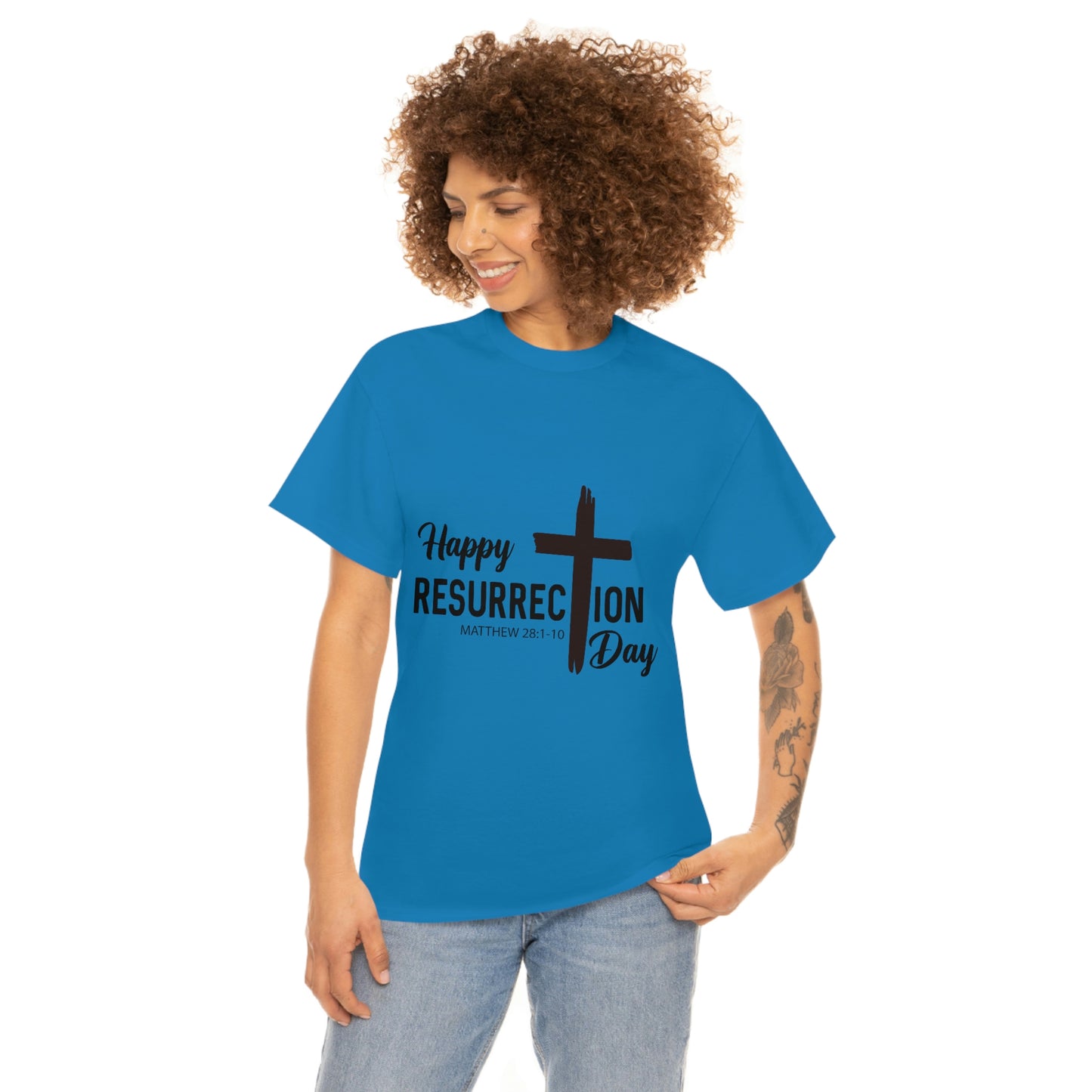 Happy Resurrection Day Unisex Heavy Cotton Tee