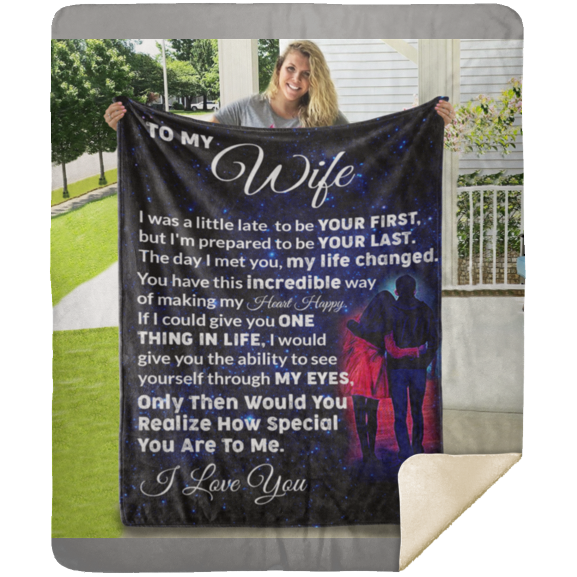 MSHM Premium Mink Sherpa Blanket 50x60