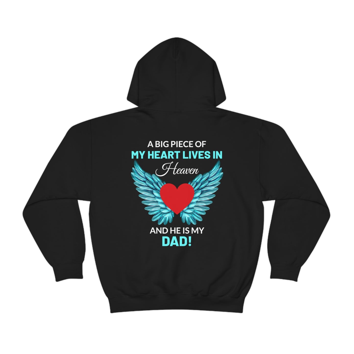 My Heart Lives In Heaven Unisex Heavy Blend™ Hooded Sweatshirt