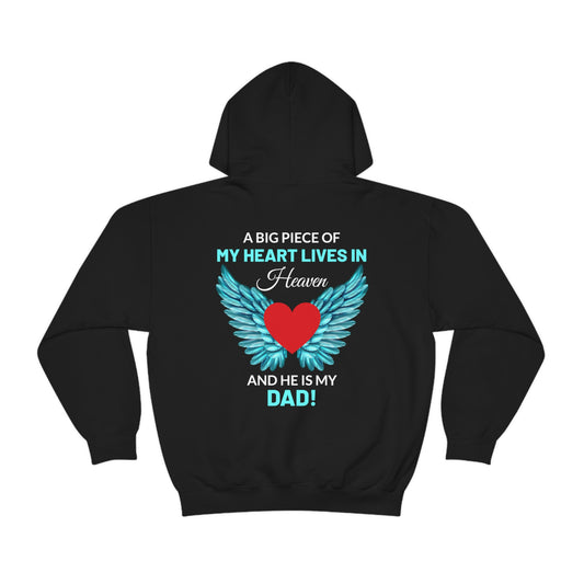 My Heart Lives In Heaven Unisex Heavy Blend™ Hooded Sweatshirt