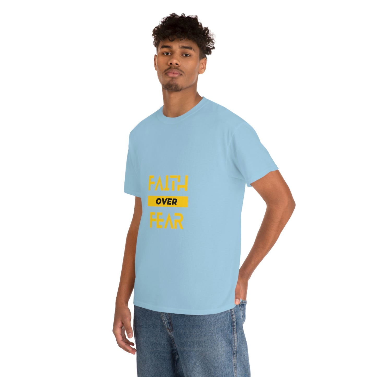 Faith Over Fear Unisex Heavy Cotton Tee