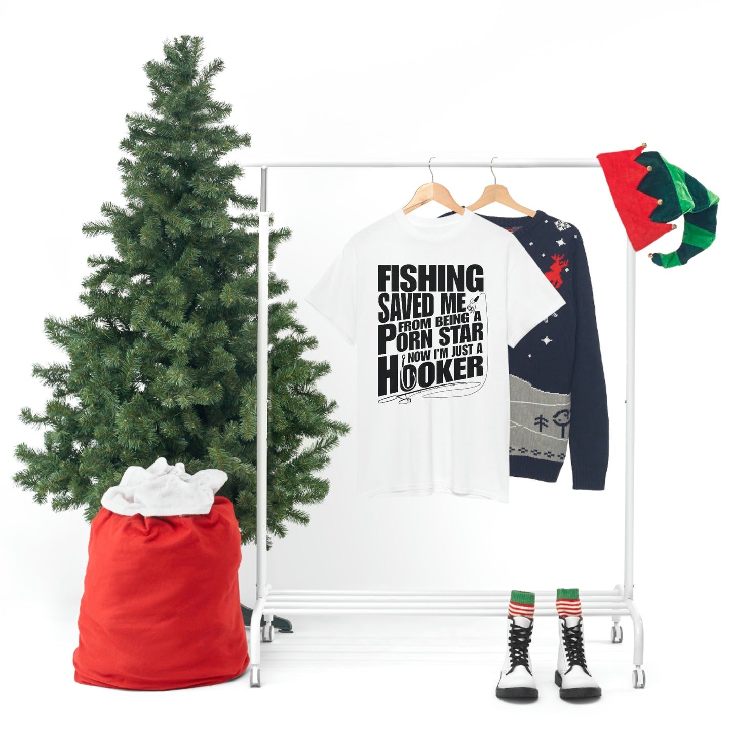 Fishing Save Me Unisex Heavy Cotton Tee