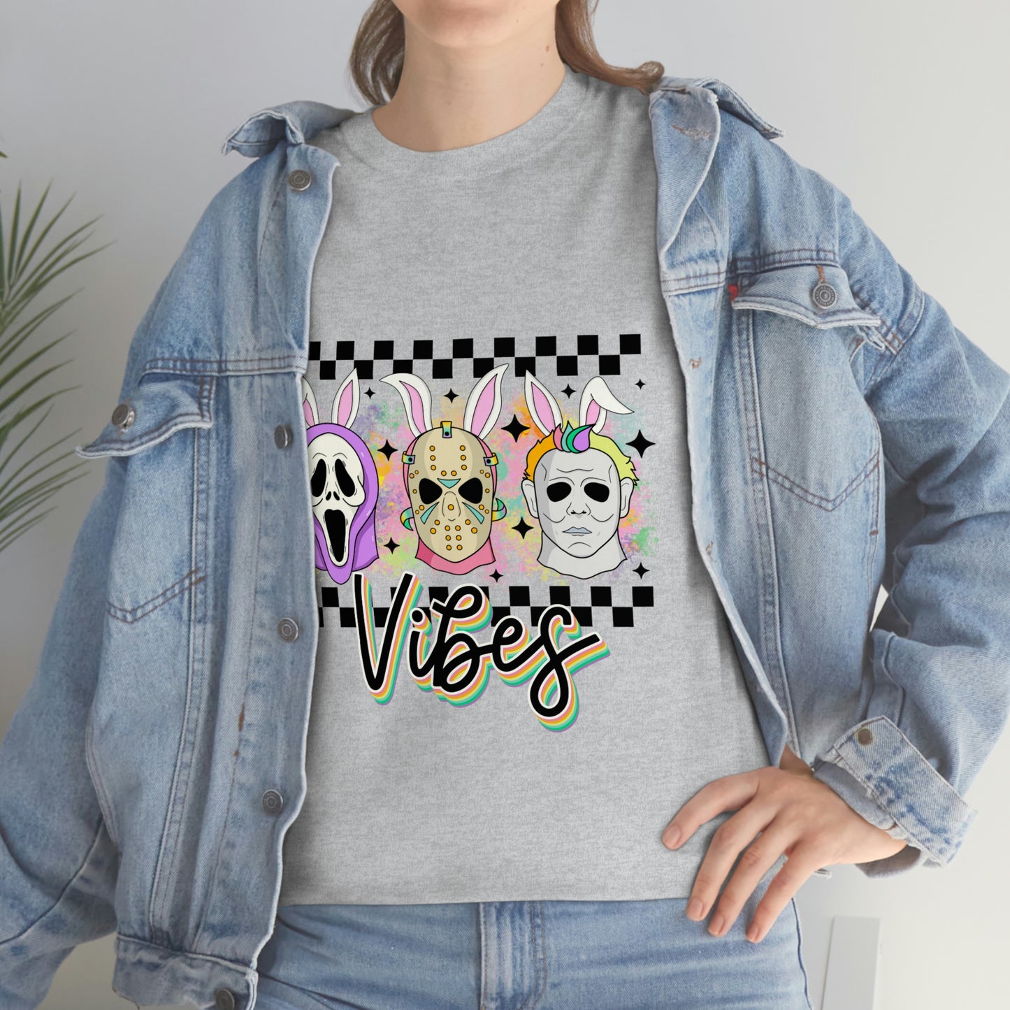 Horror Easter Vibes Unisex Heavy Cotton Tee