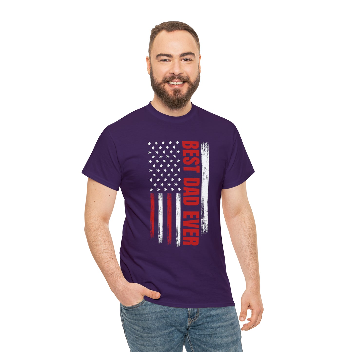 Best Dad Ever Unisex Heavy Cotton Tee