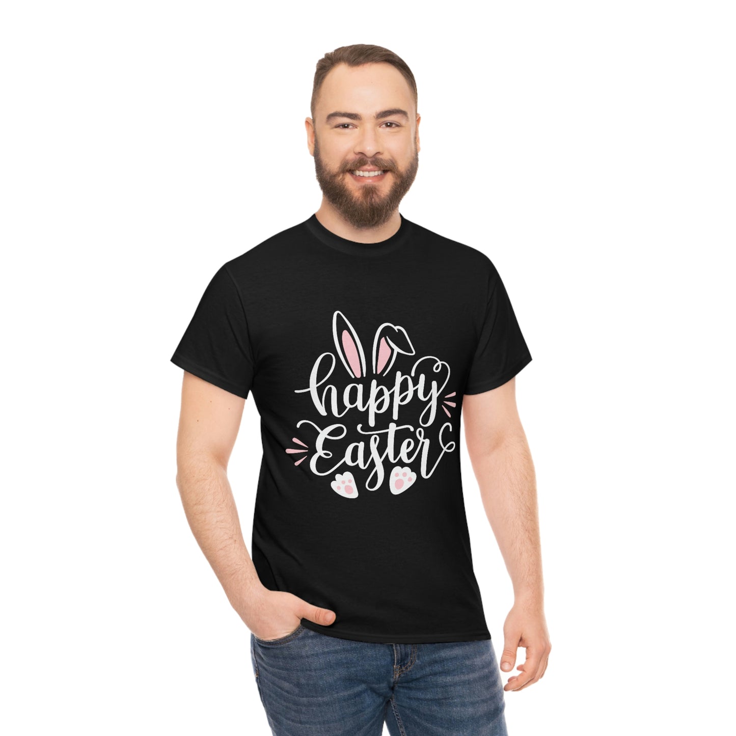 Happy Easter Bunny Unisex Heavy Cotton Tee