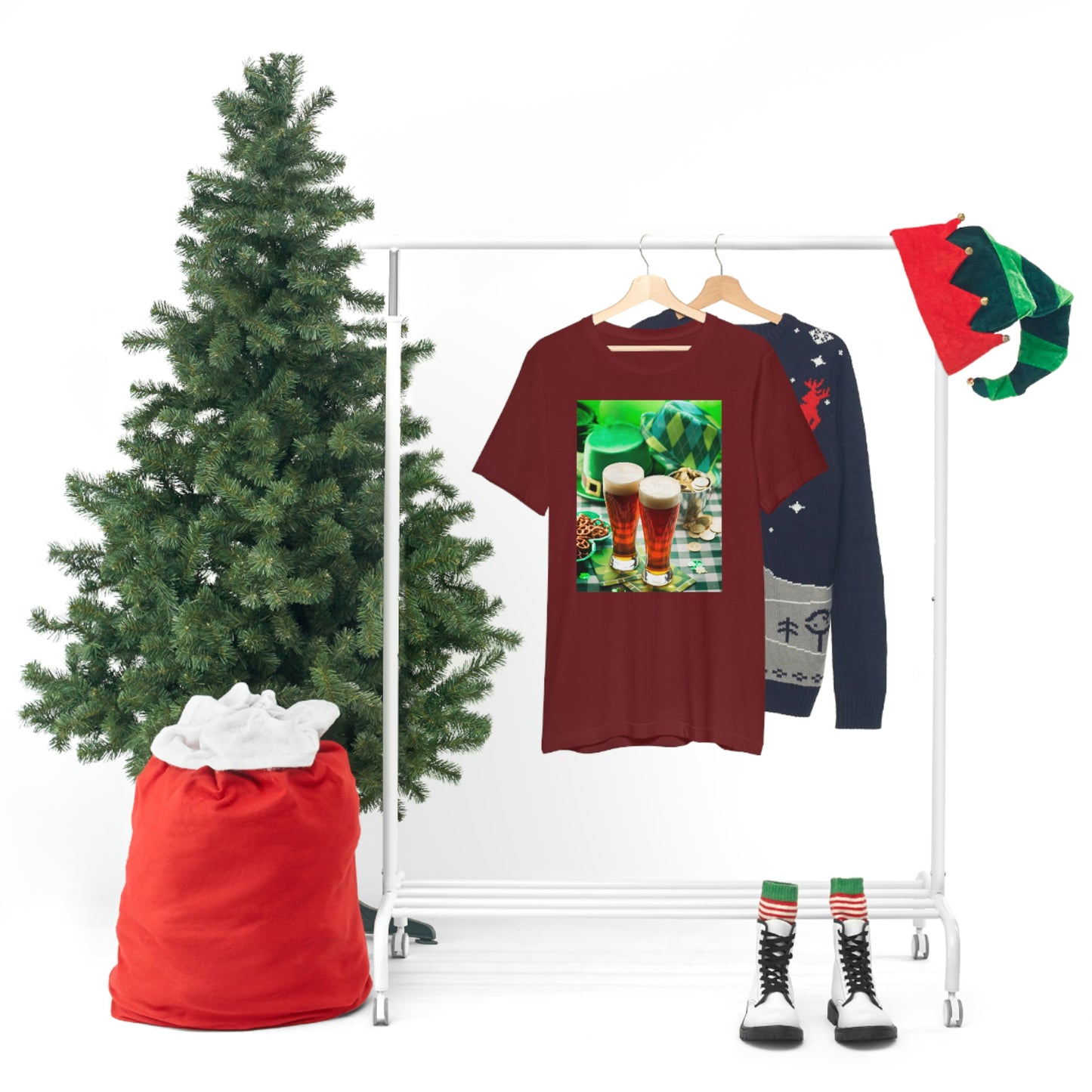 St Patrick's Black Unisex Jersey Short Sleeve Tee