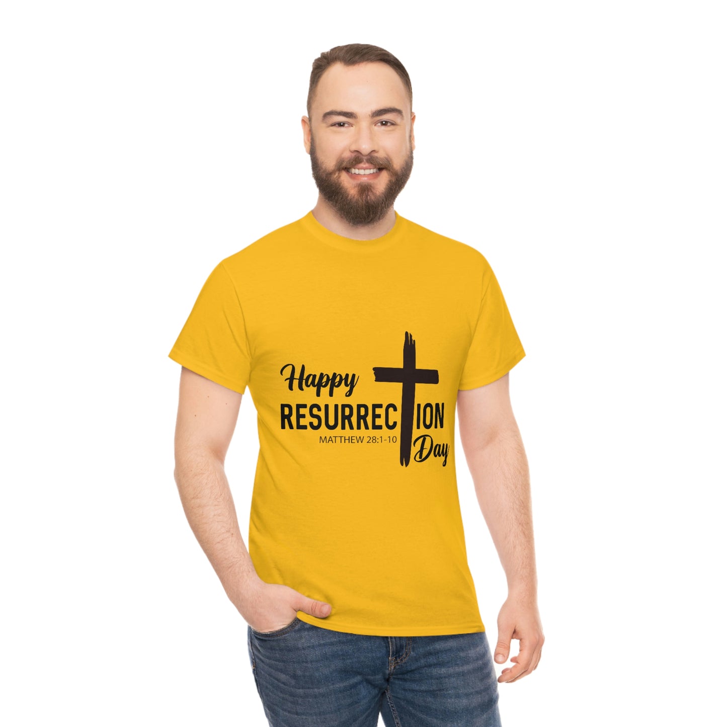 Happy Resurrection Day Unisex Heavy Cotton Tee