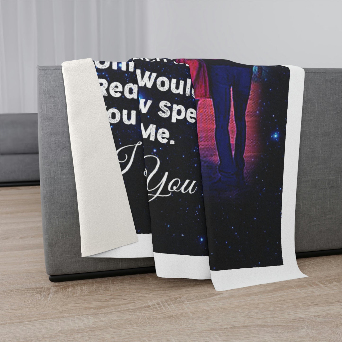 To My Soulmate Personalized Sherpa Blanket
