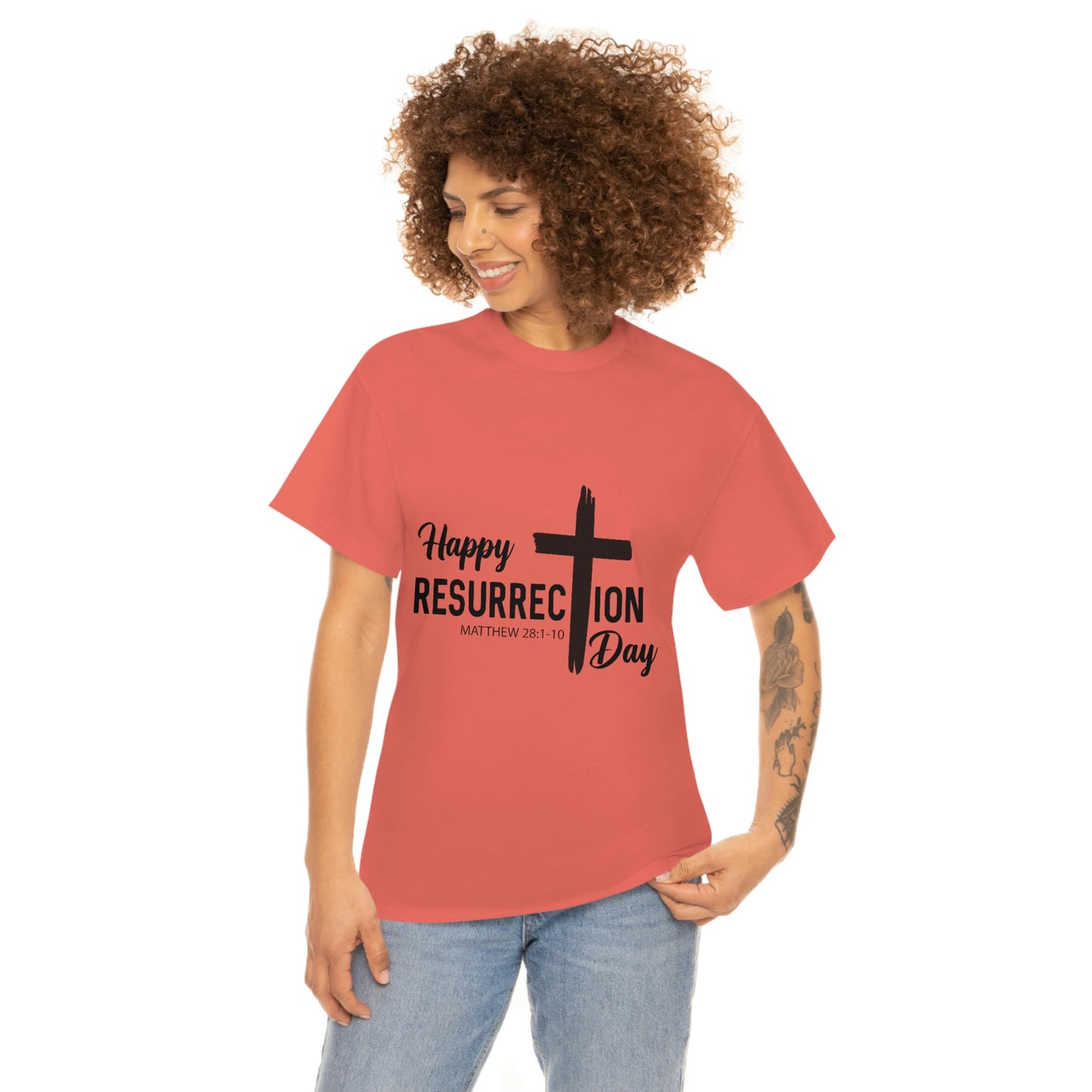 Happy Resurrection Day Unisex Heavy Cotton Tee