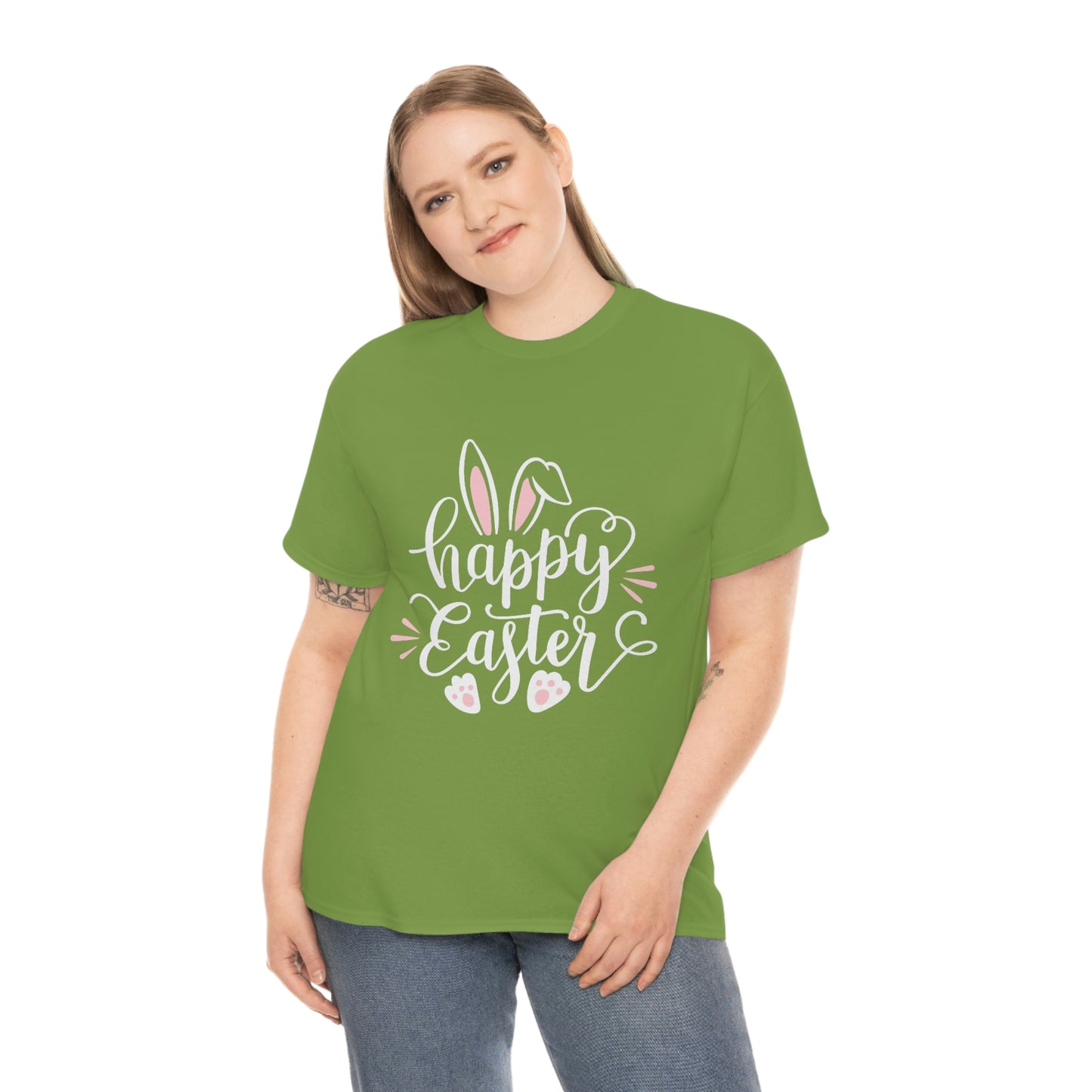 Happy Easter Bunny Unisex Heavy Cotton Tee