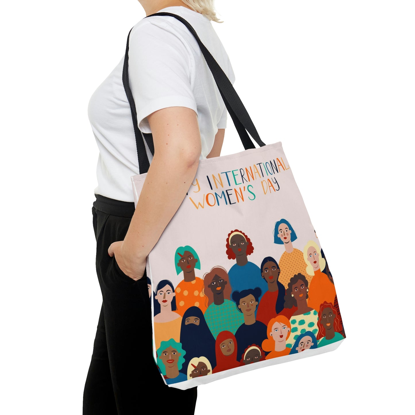 Happy International Women's Day AOP Tote Bag