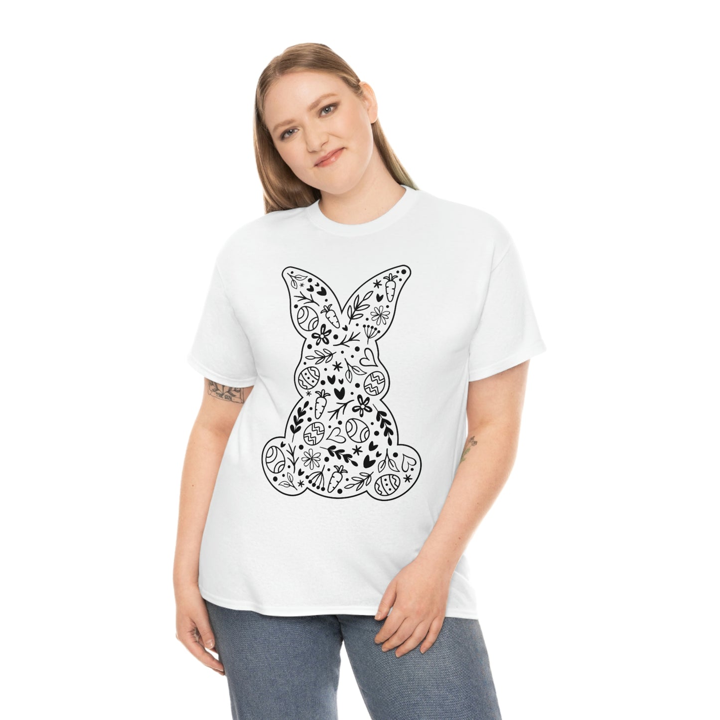 Easter Bunny Unisex Heavy Cotton Tee