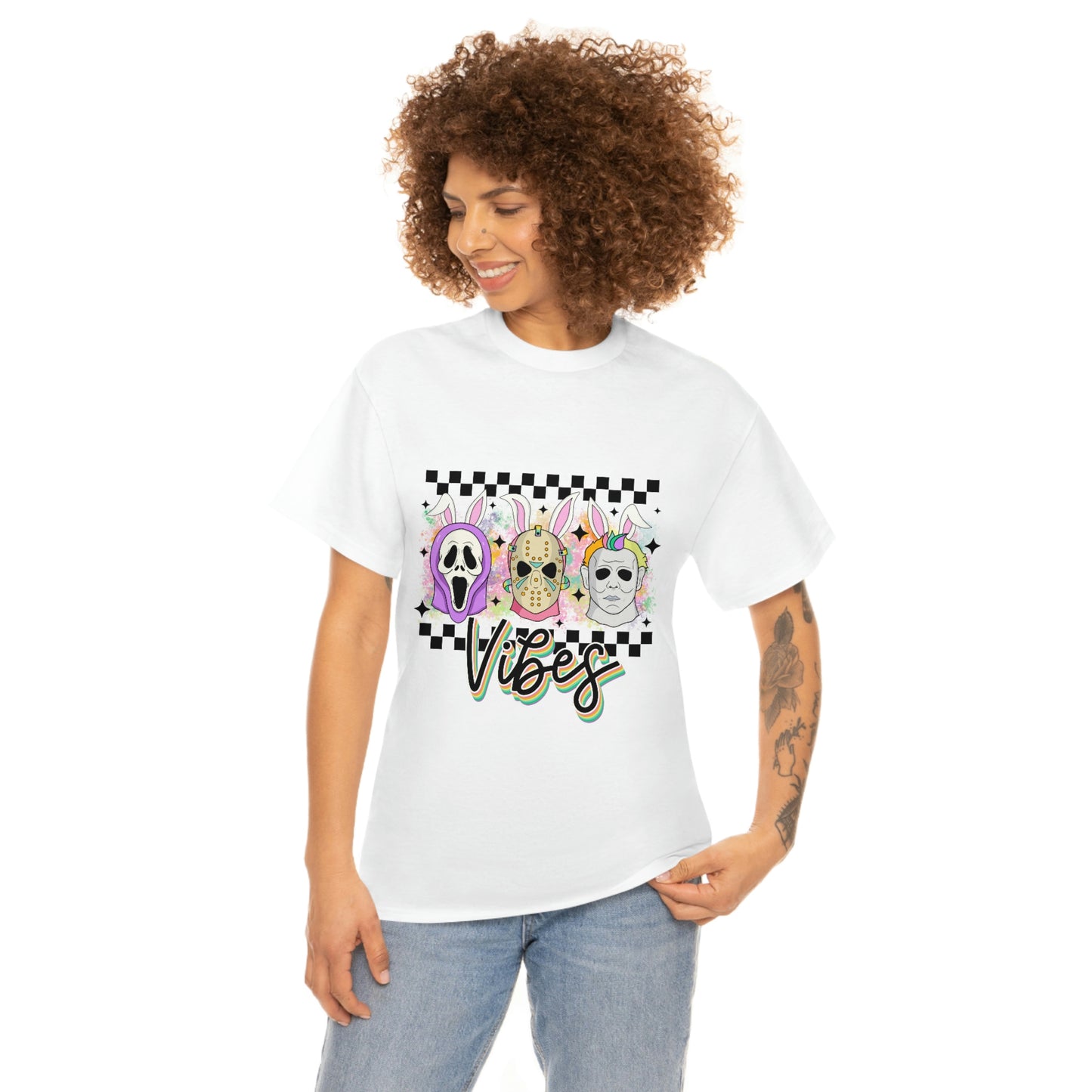 Horror Easter Vibes Unisex Heavy Cotton Tee