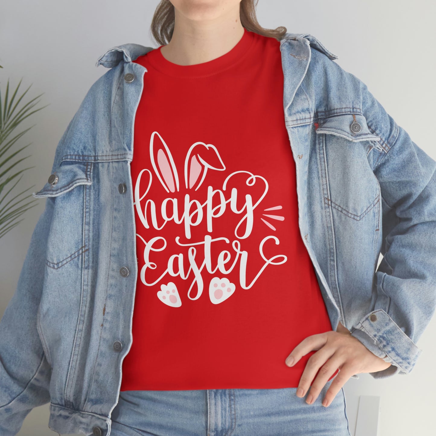Happy Easter Bunny Unisex Heavy Cotton Tee