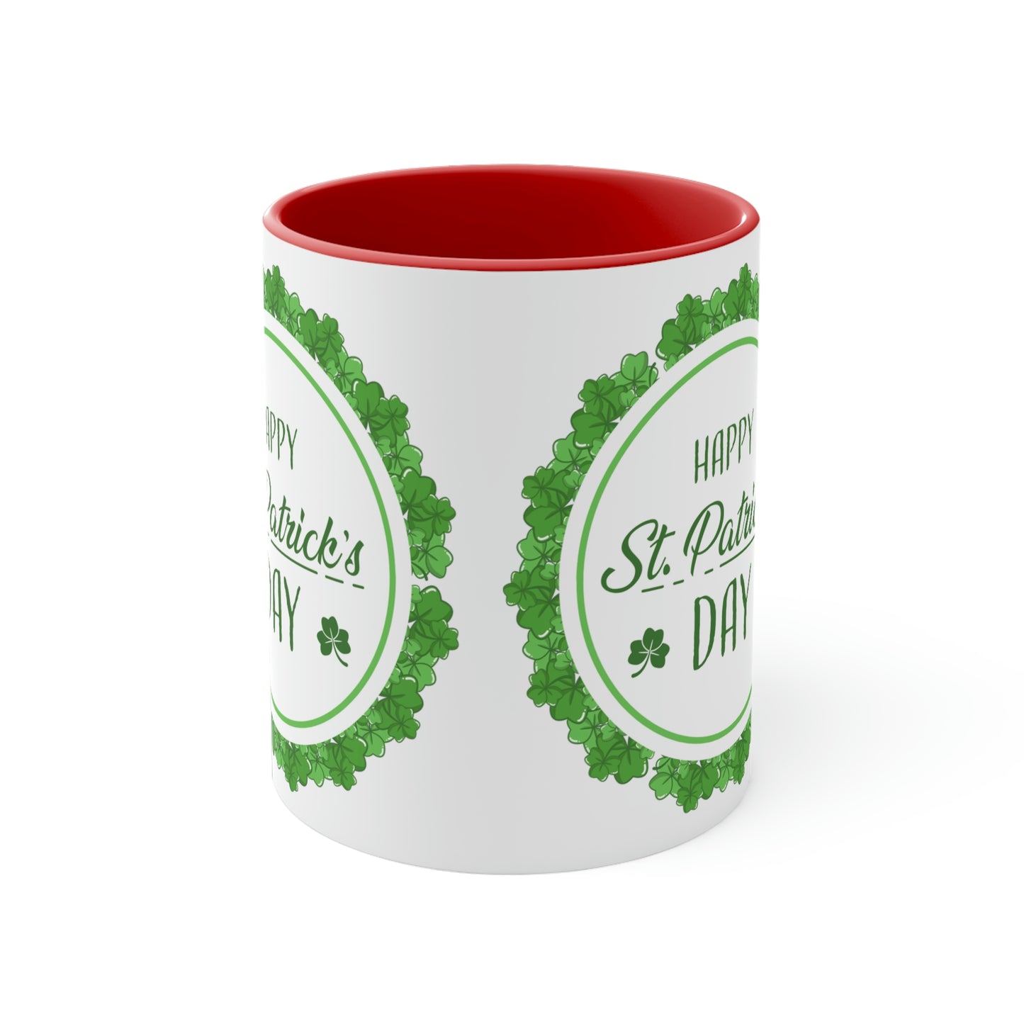 Happy St Patrick's Day Accent Coffee Mug, 11oz