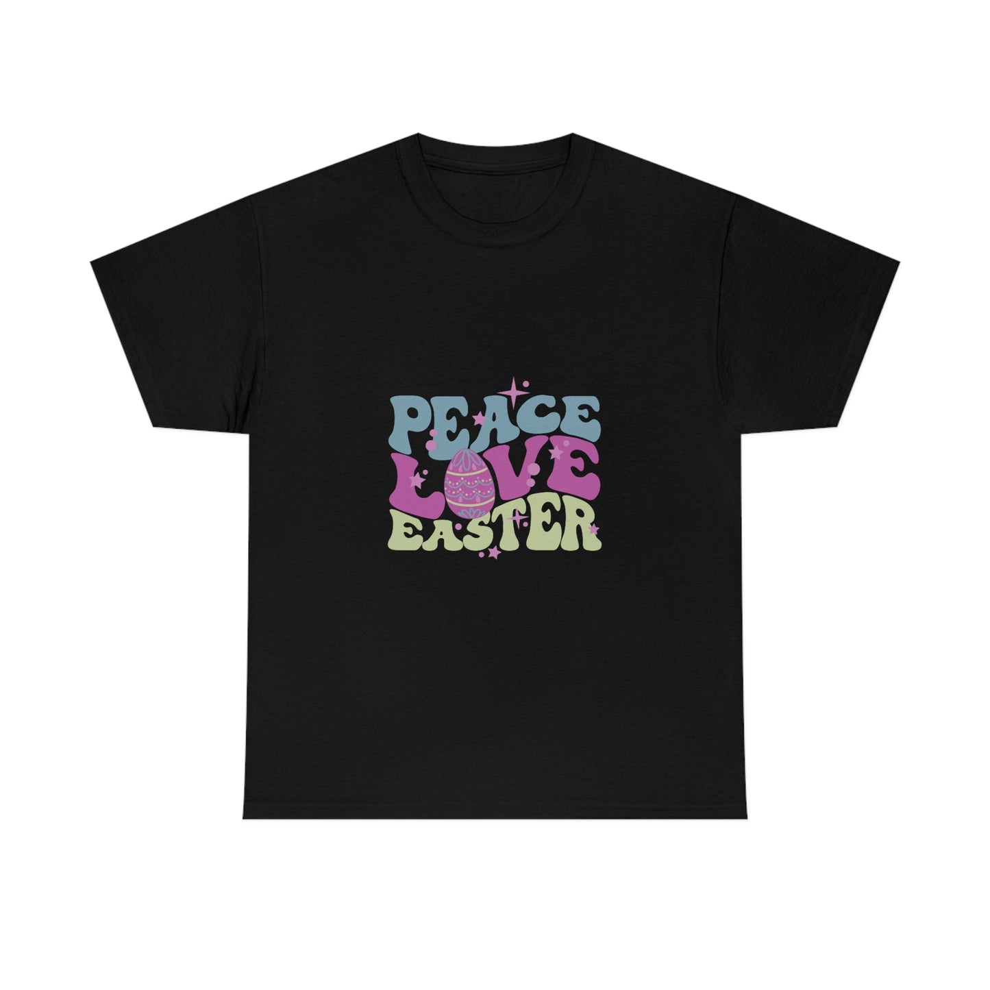Peace Love Easter Unisex Heavy Cotton Tee