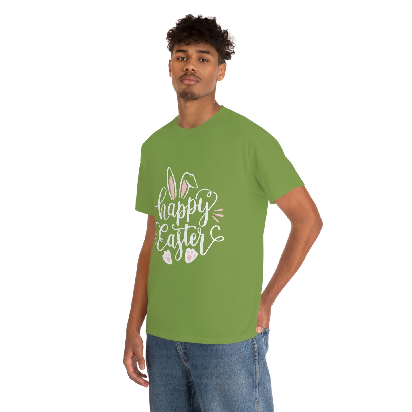 Happy Easter Bunny Unisex Heavy Cotton Tee