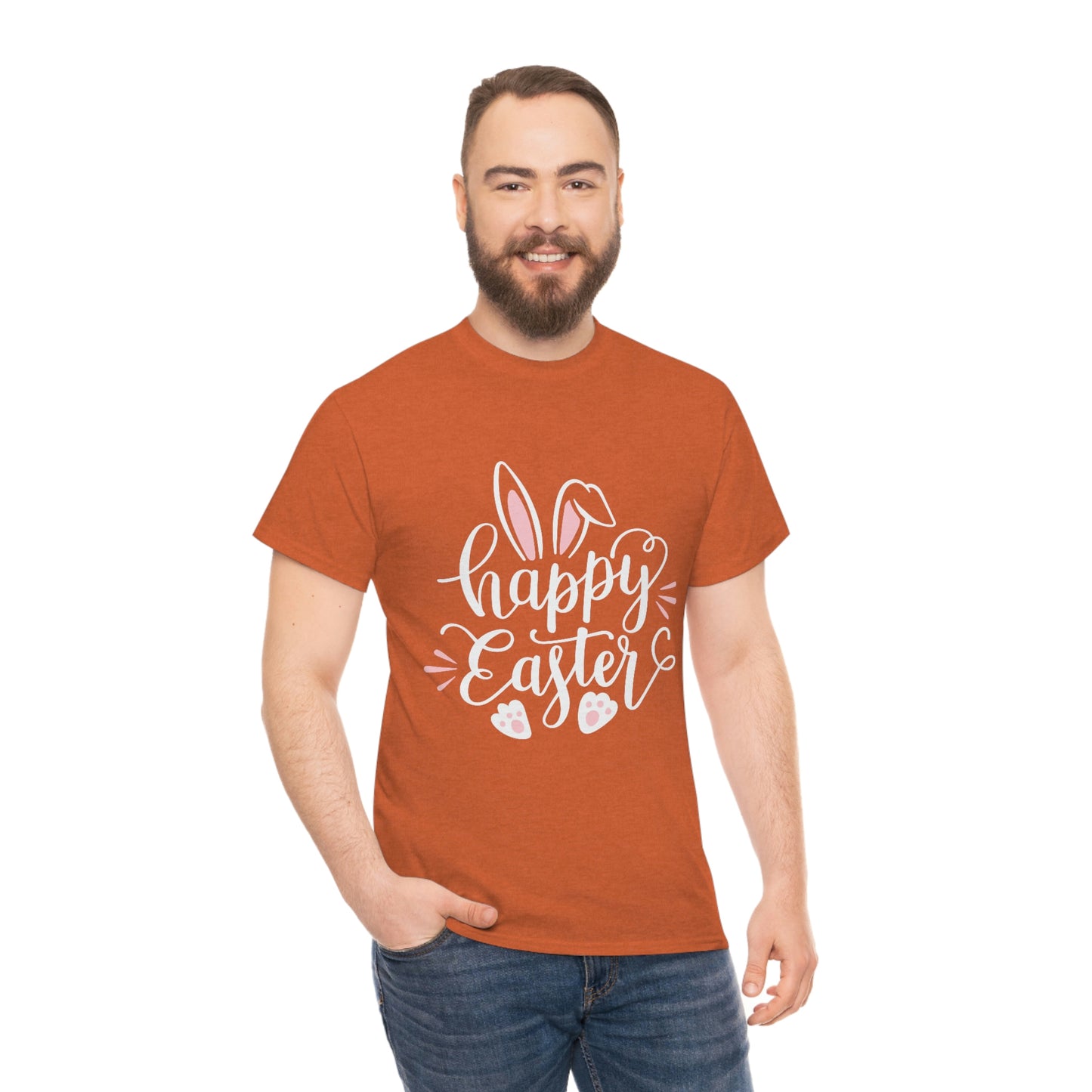 Happy Easter Bunny Unisex Heavy Cotton Tee