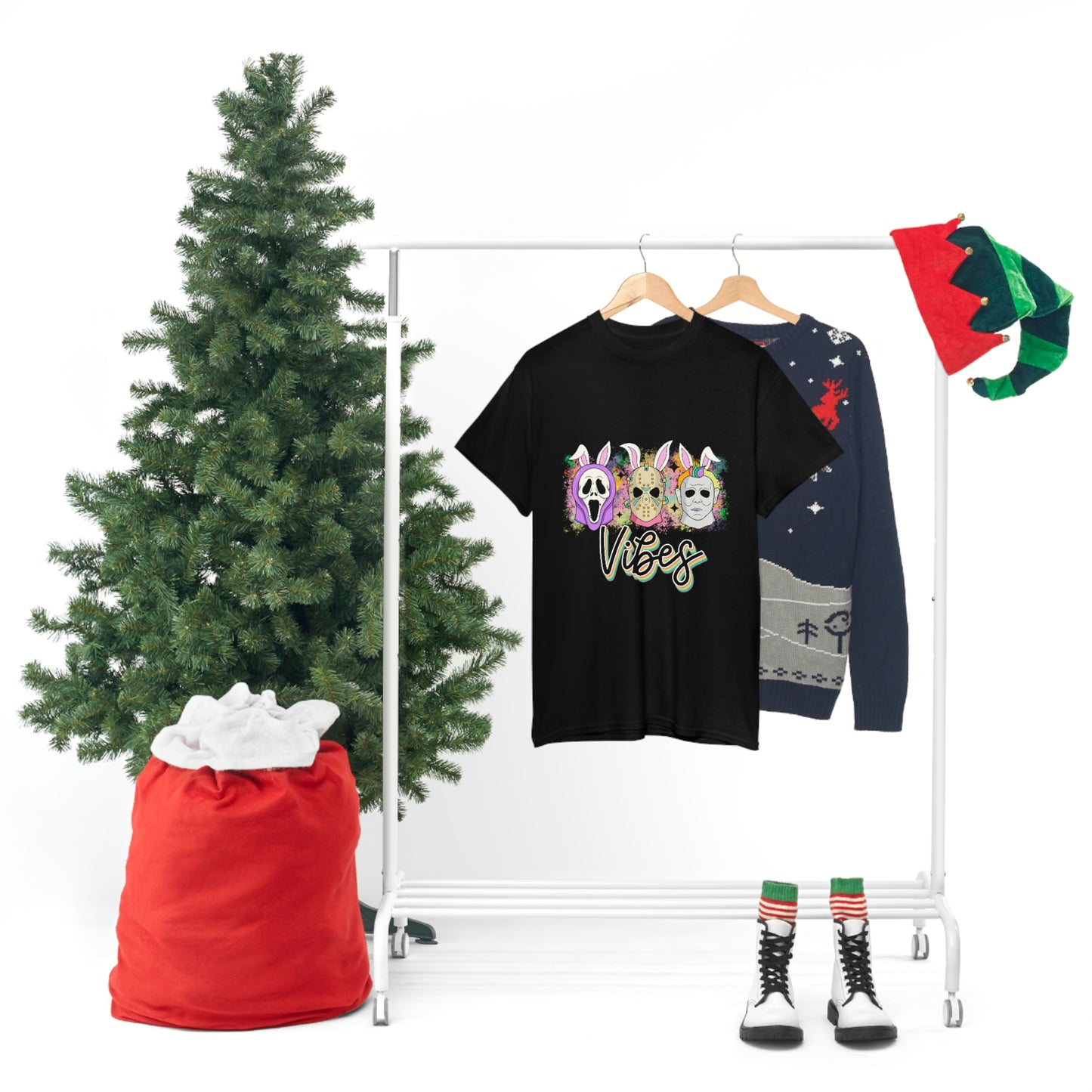 Horror Easter Vibes Unisex Heavy Cotton Tee