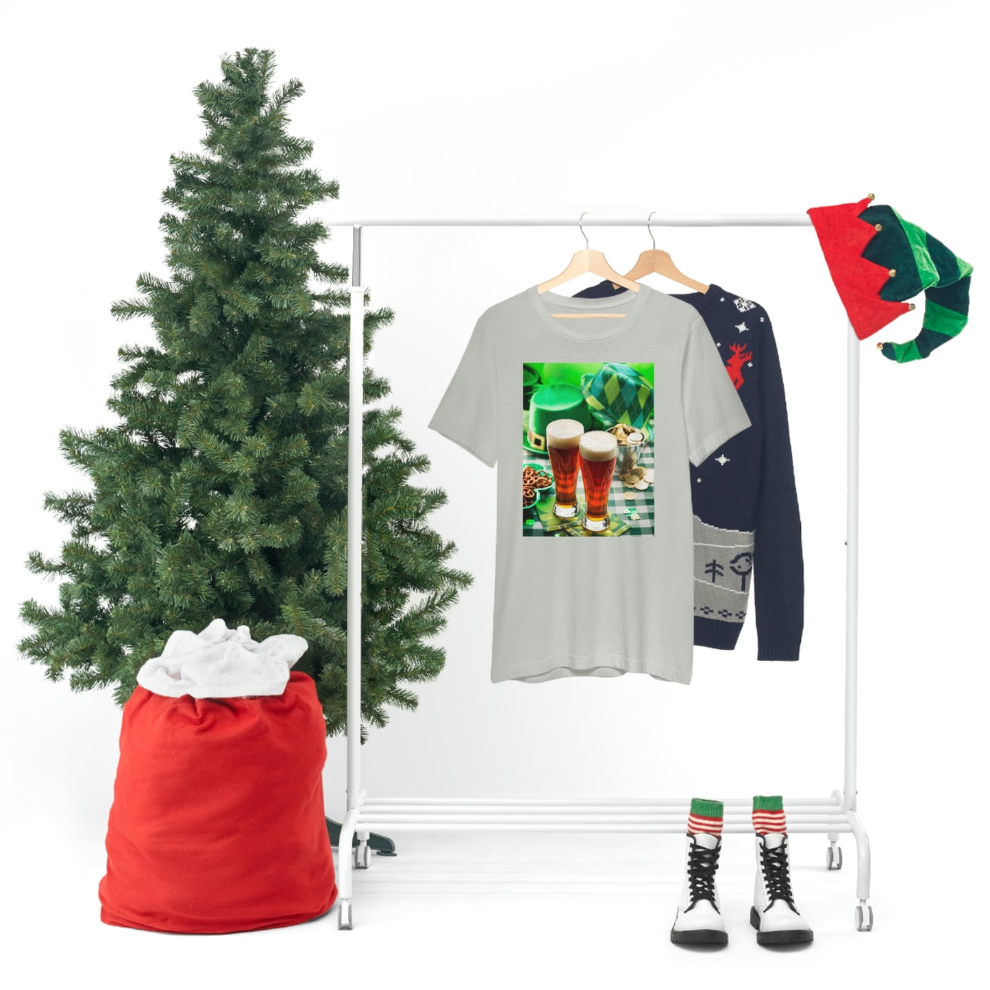 St Patrick's Black Unisex Jersey Short Sleeve Tee