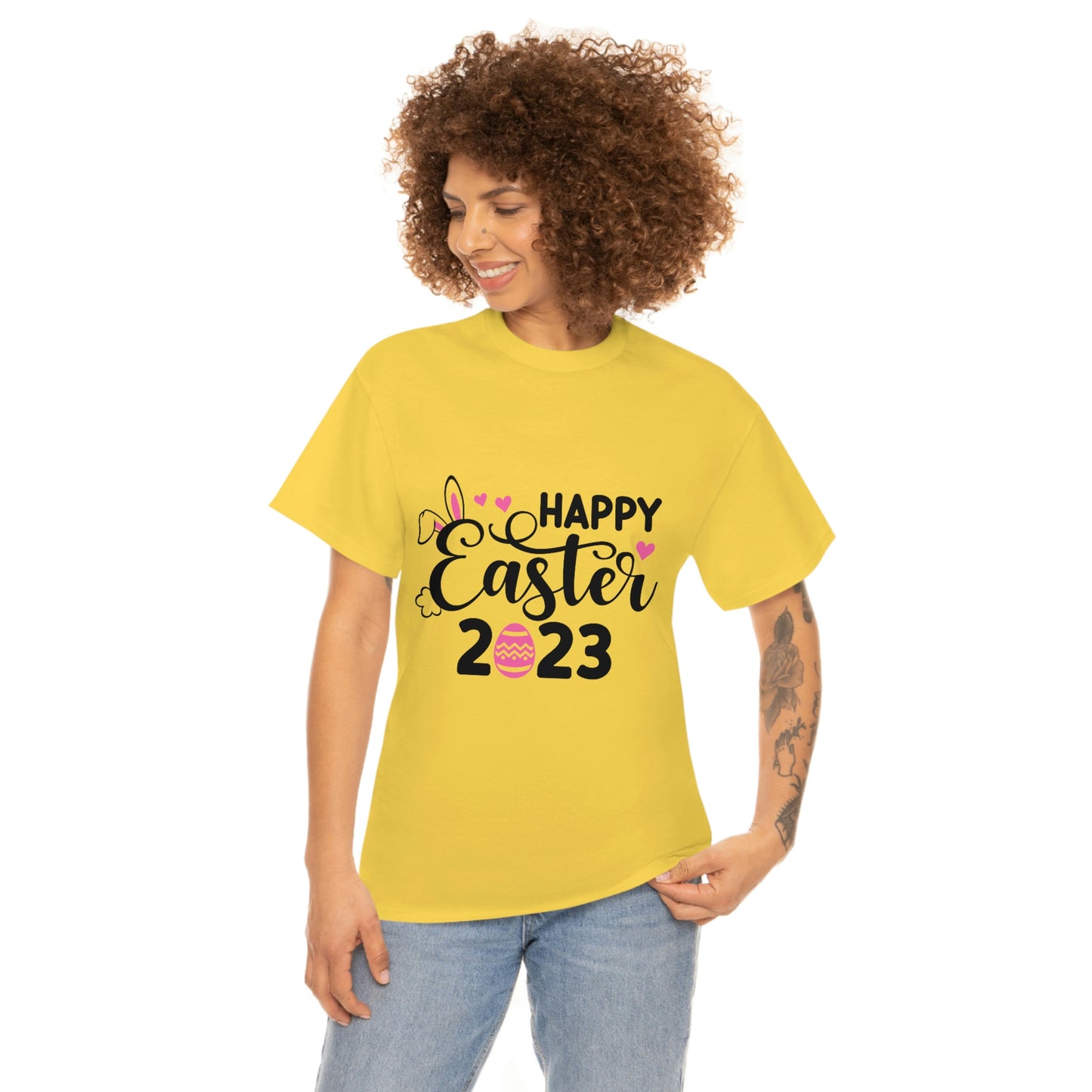 Happy Easter 2023 Unisex Heavy Cotton Tee