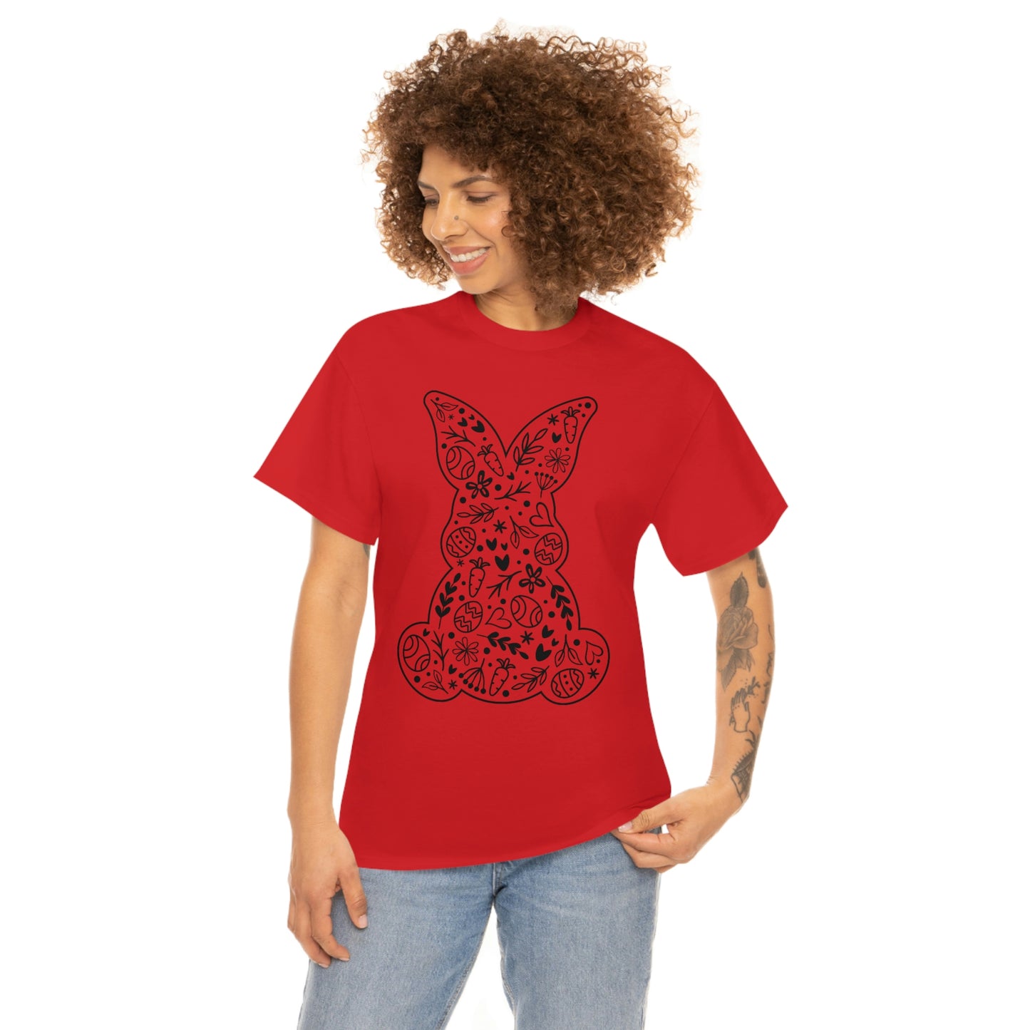 Easter Bunny Unisex Heavy Cotton Tee